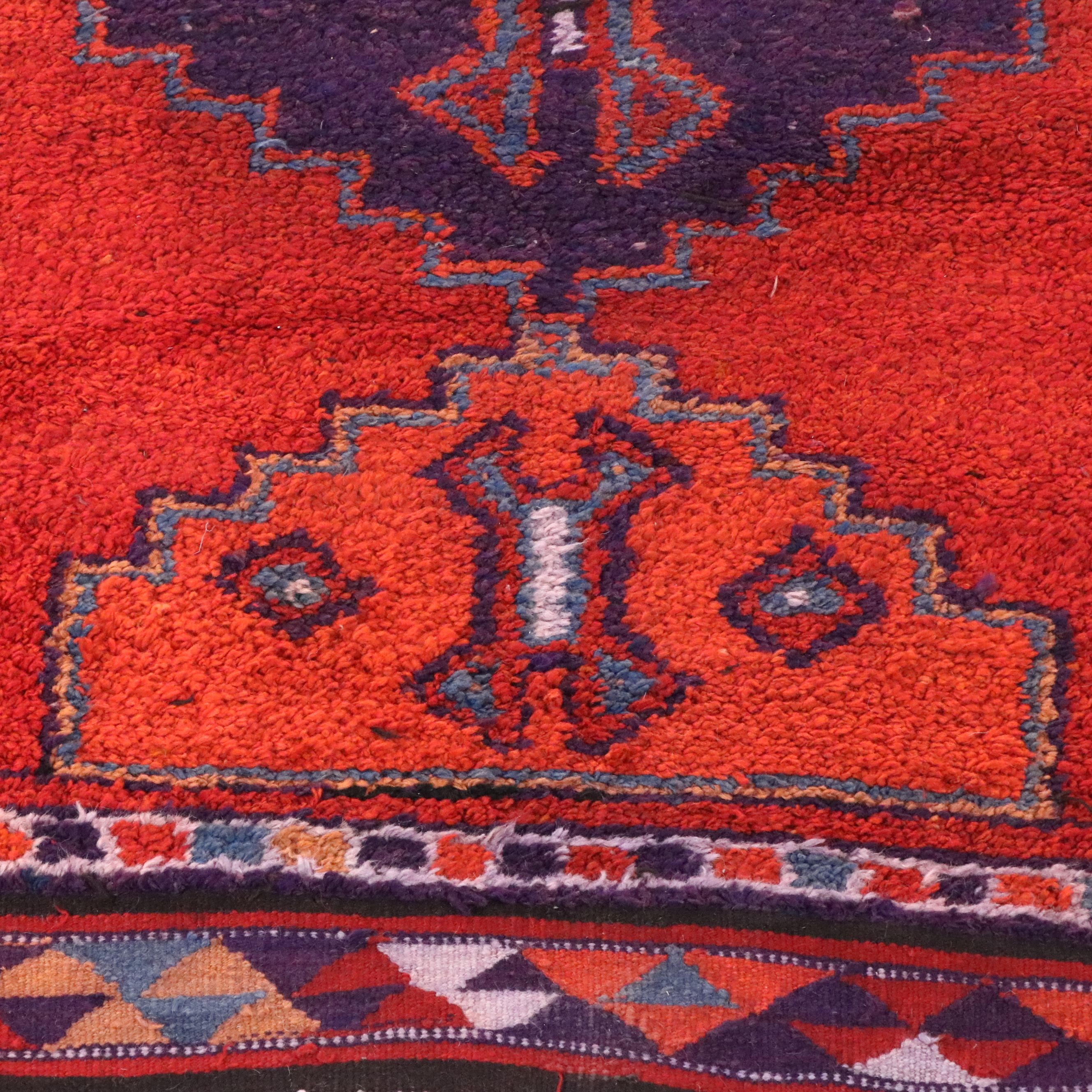 3'10 x 12'7 Hand-Knotted Turkish Village Long Rug