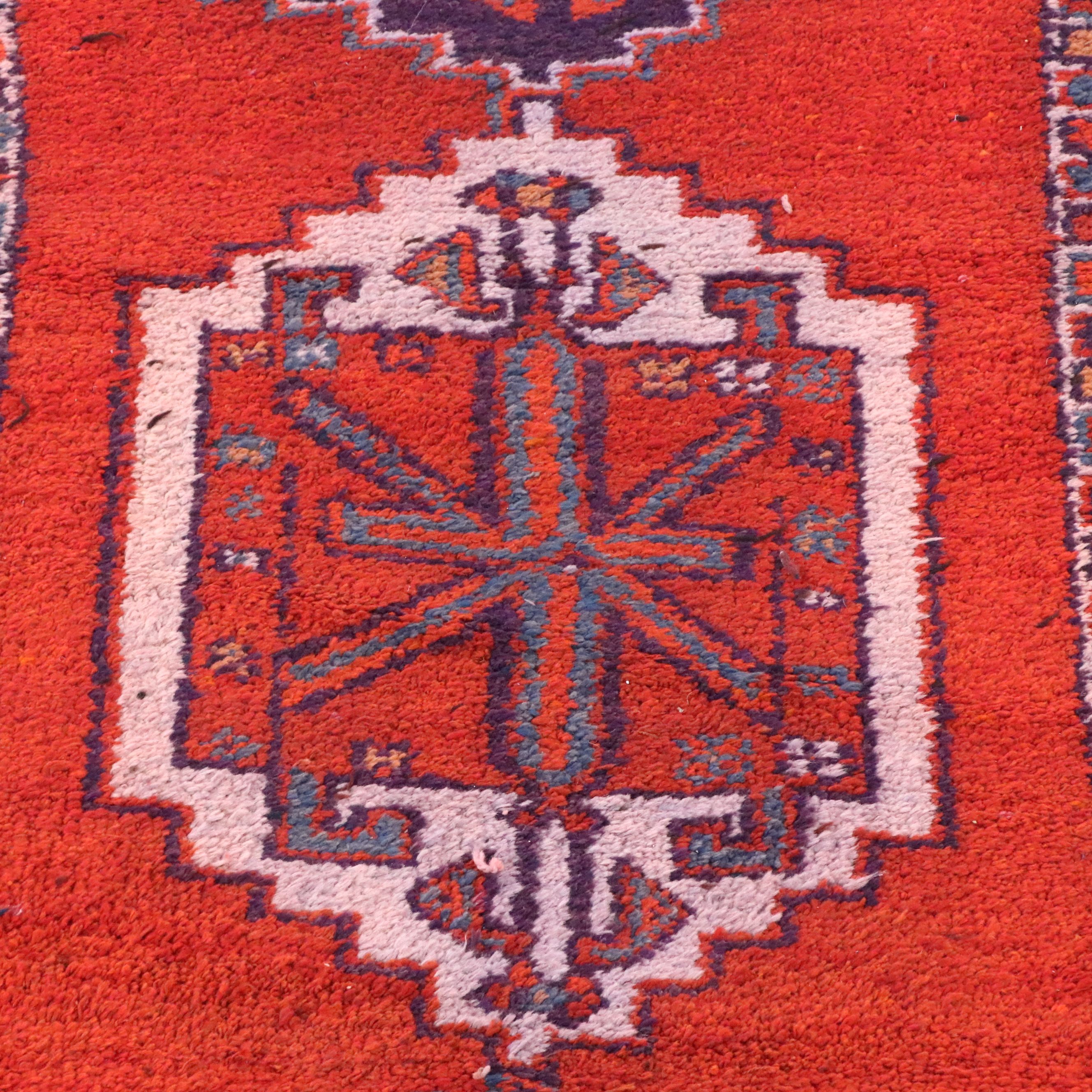 3'10 x 12'7 Hand-Knotted Turkish Village Long Rug
