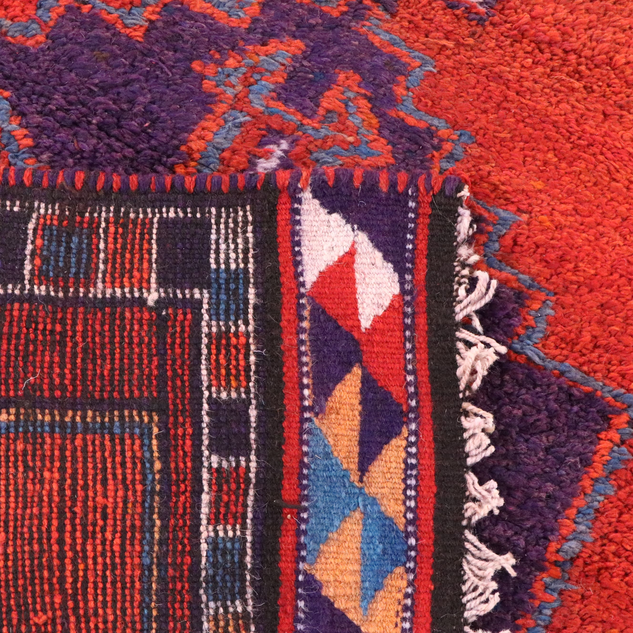 3'10 x 12'7 Hand-Knotted Turkish Village Long Rug