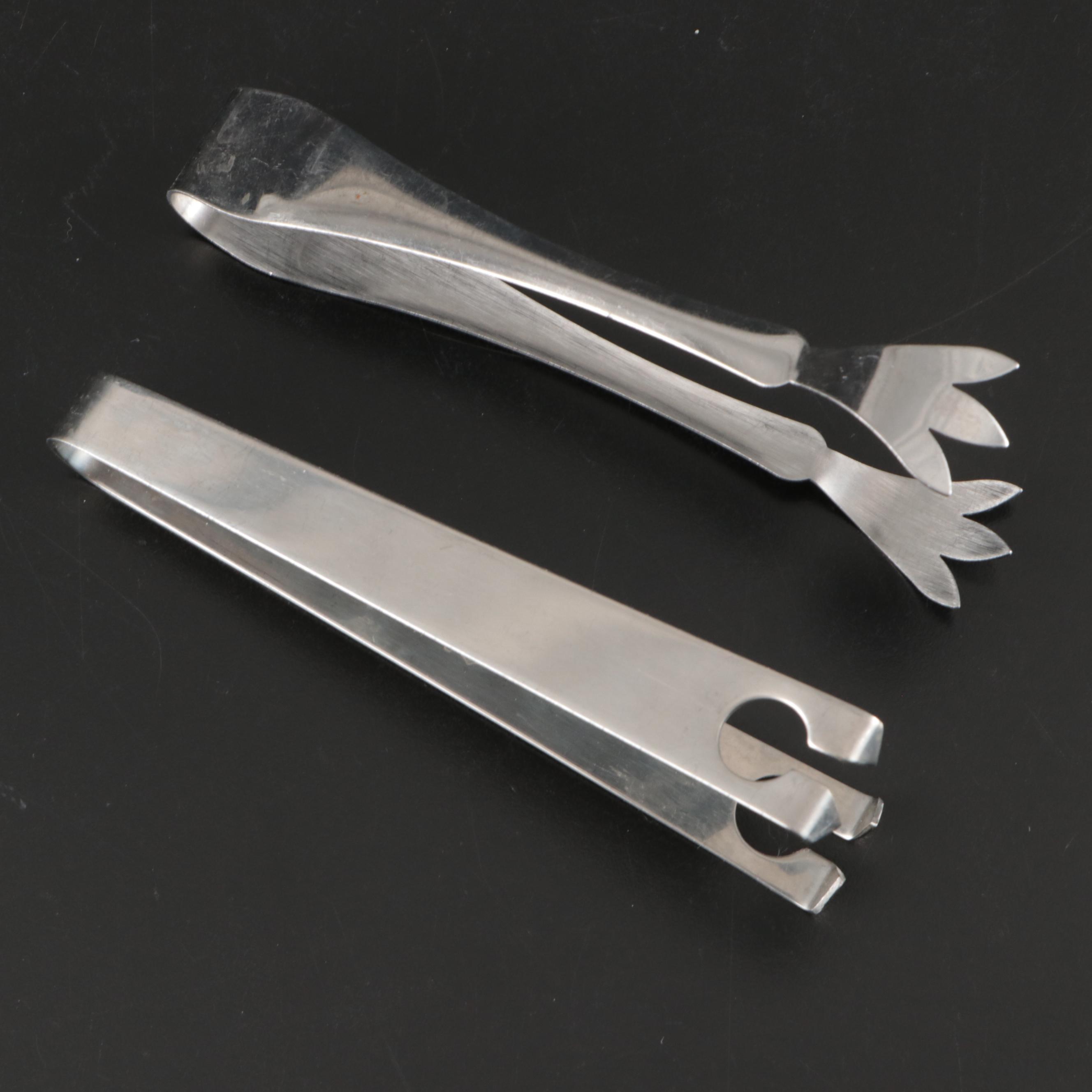 Italian Bormioli Rocco "Galassia" On the Rocks Glasses with Bar Tools