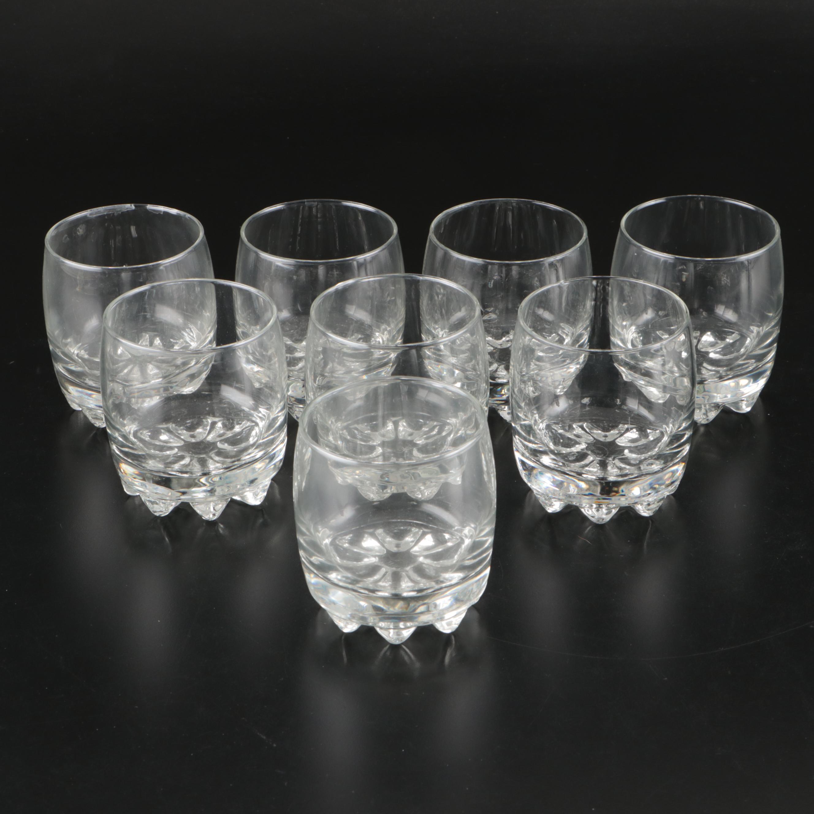 Italian Bormioli Rocco "Galassia" On the Rocks Glasses with Bar Tools