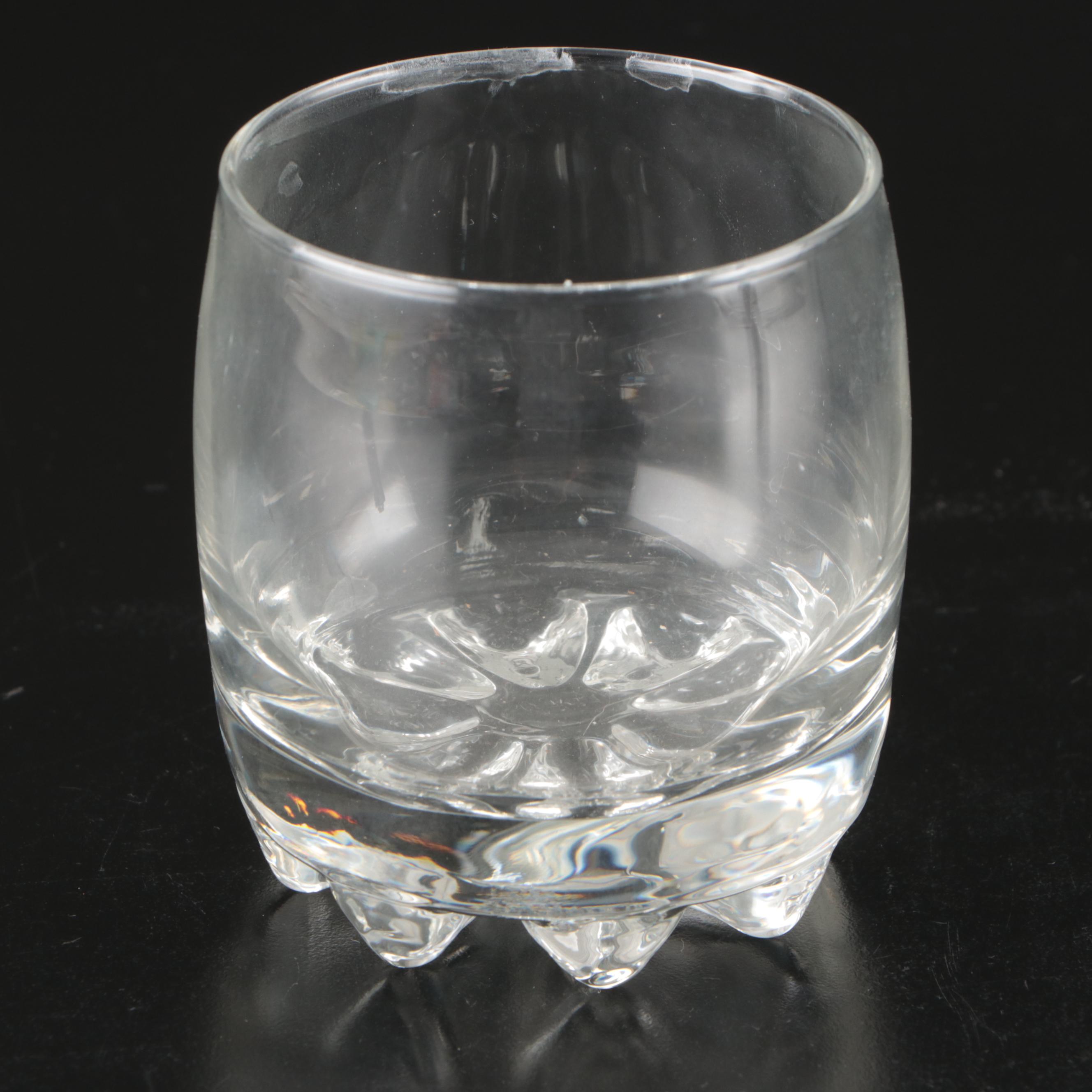Italian Bormioli Rocco "Galassia" On the Rocks Glasses with Bar Tools