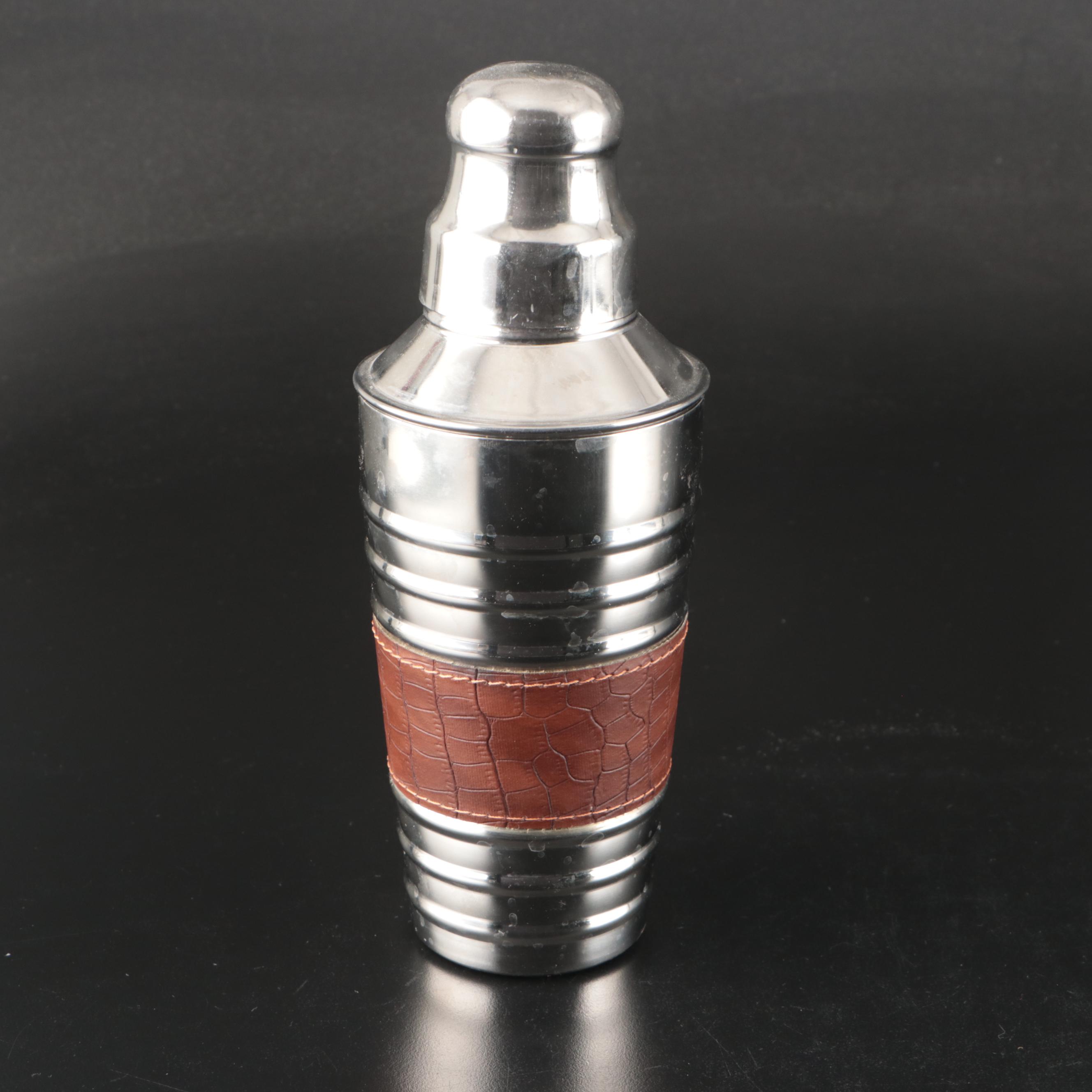 Italian Bormioli Rocco "Galassia" On the Rocks Glasses with Bar Tools