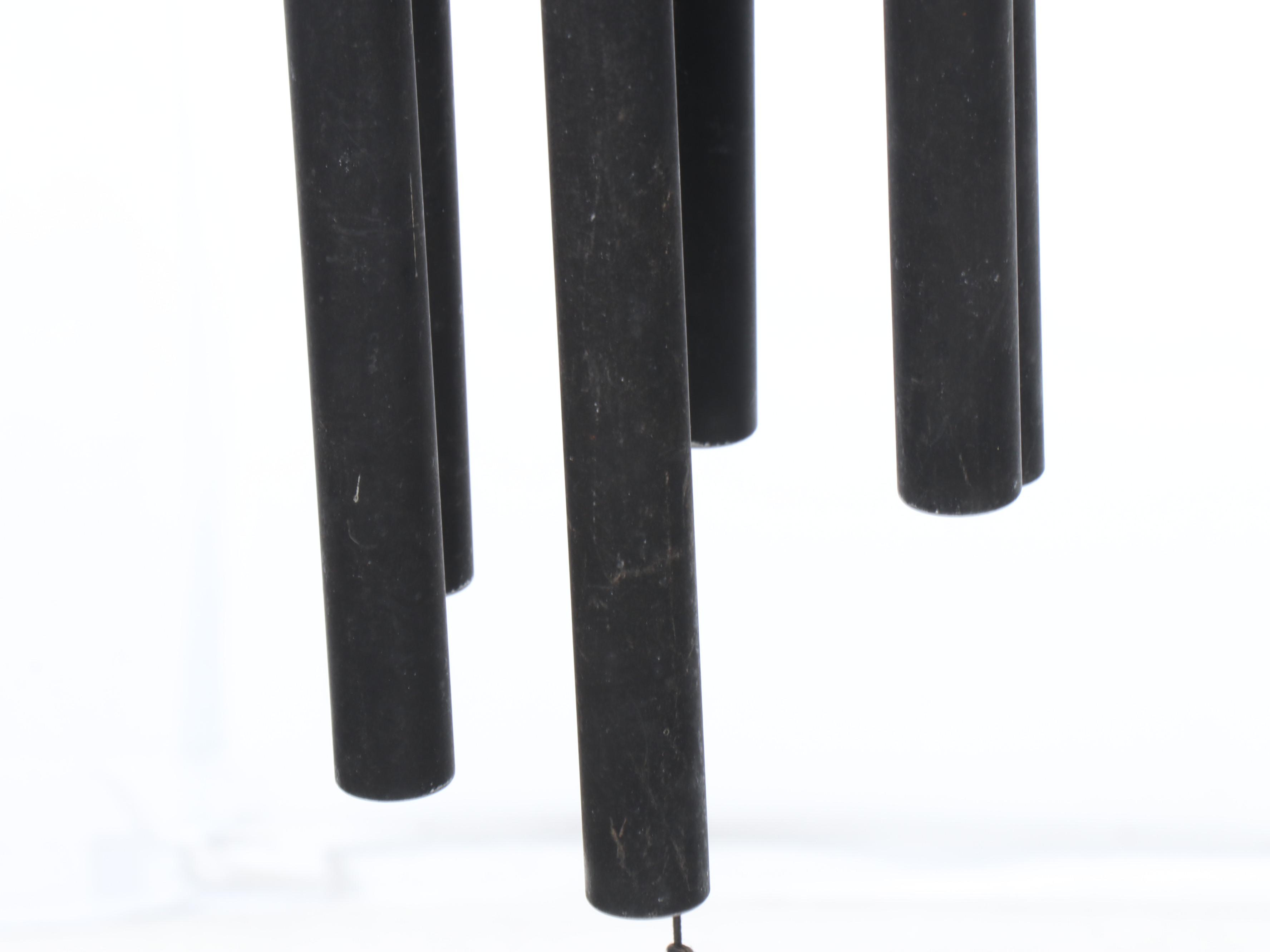 Music of the Spheres and Salmon Metal Wind Chime with Bohemian Fabric Door Chime