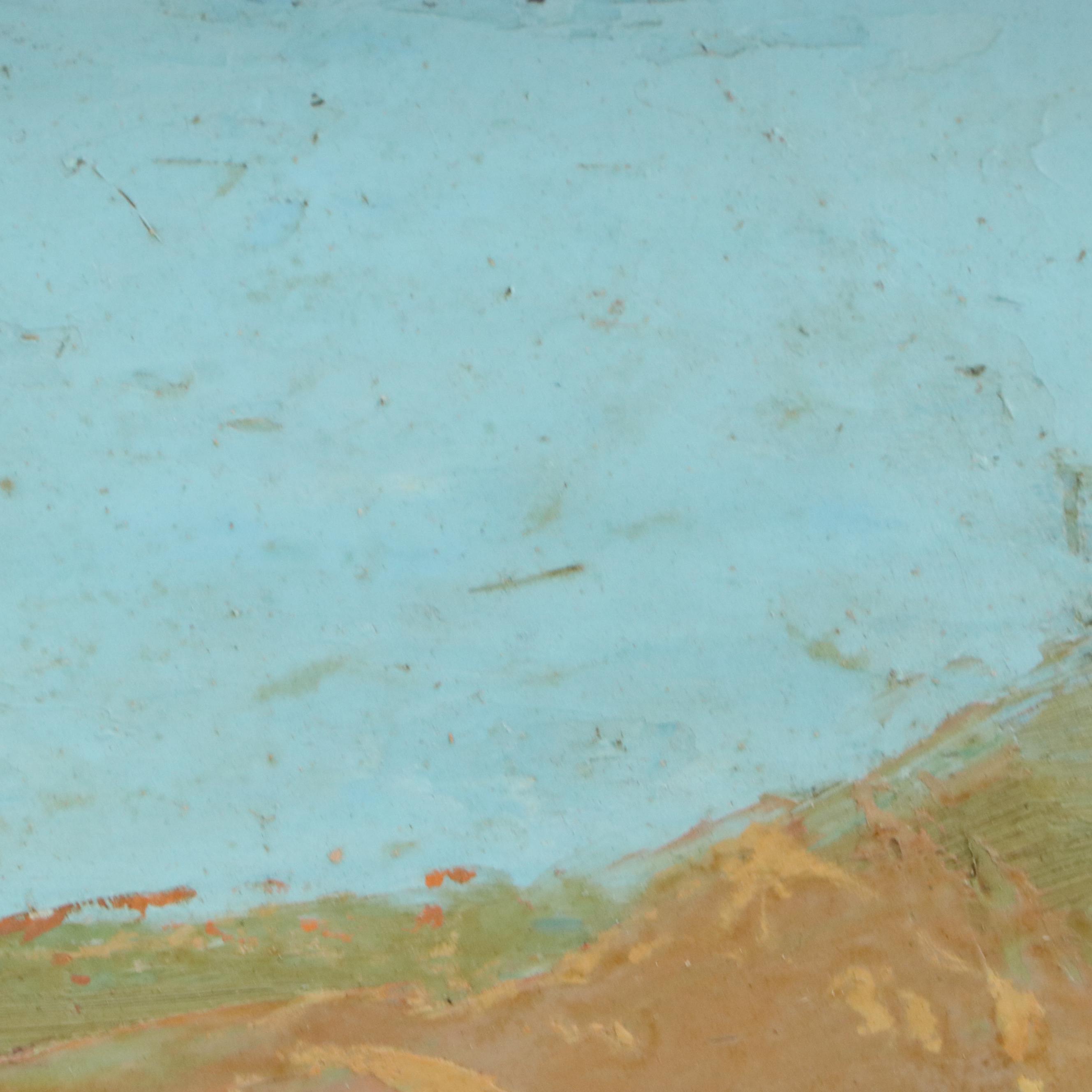 Douglas Staten Oil Painting of Abstract Landscape, 1959