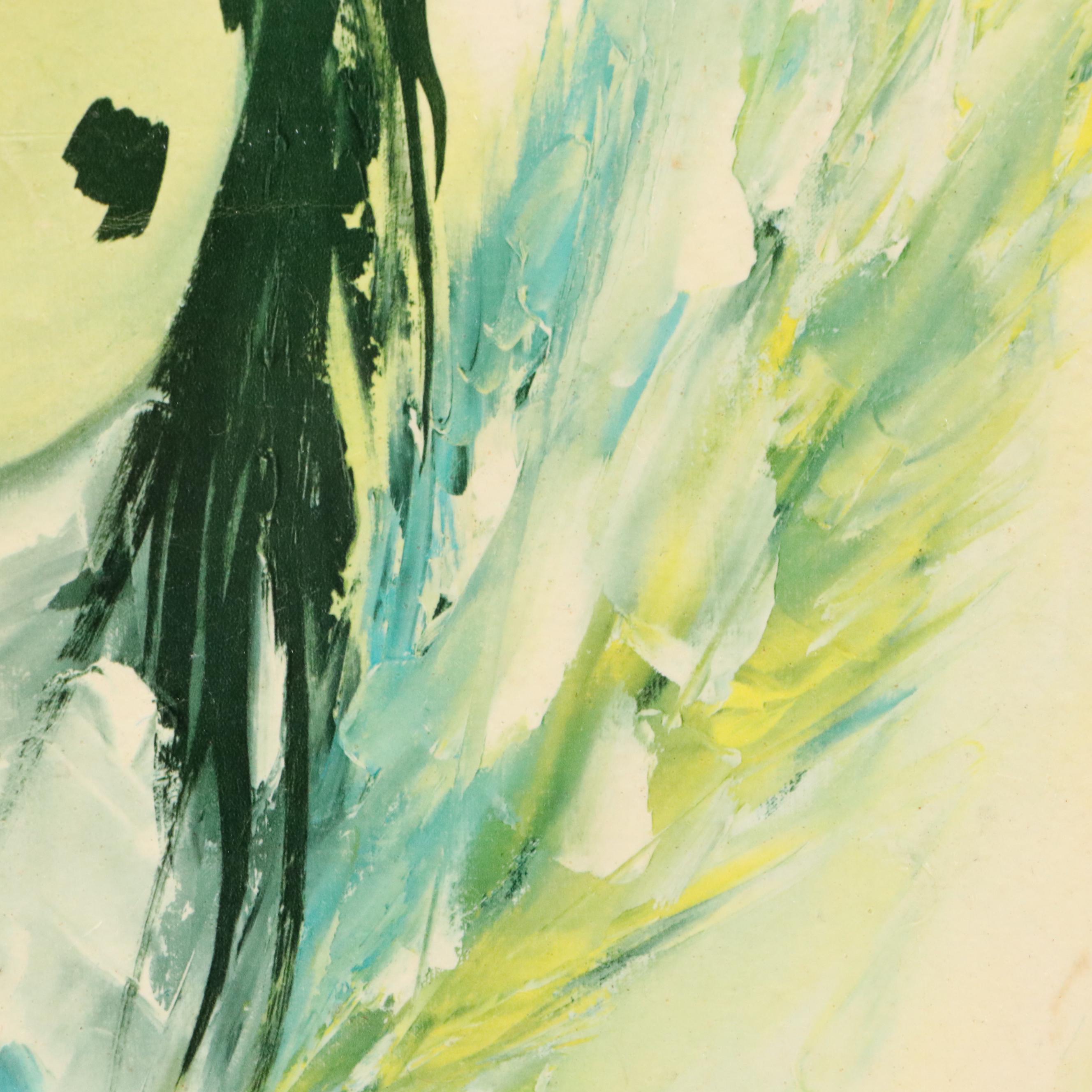 Ted DeGrazia Oil on Board of Young Girl