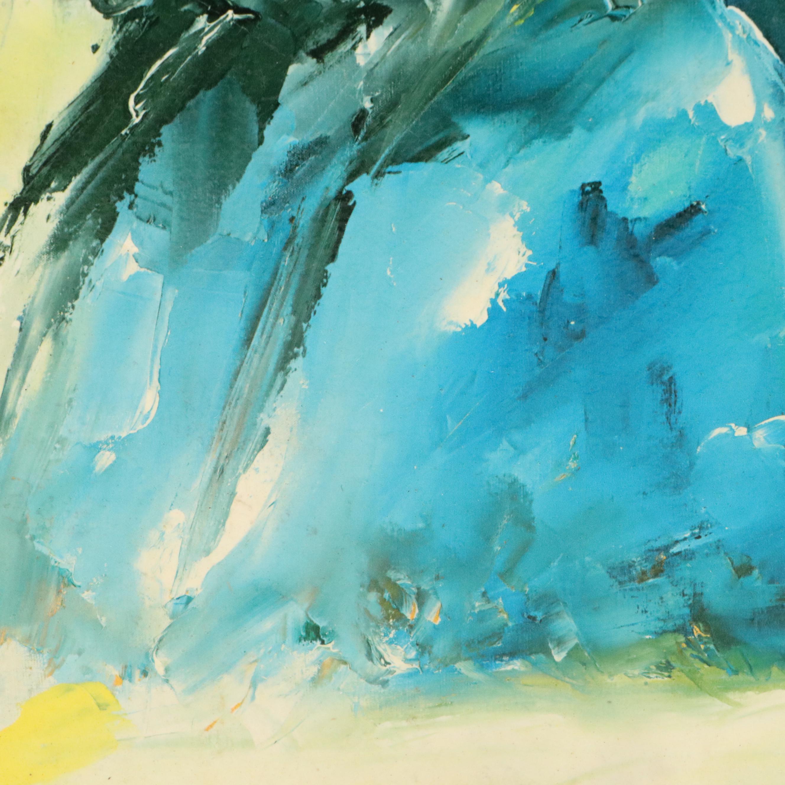 Ted DeGrazia Oil on Board of Young Girl