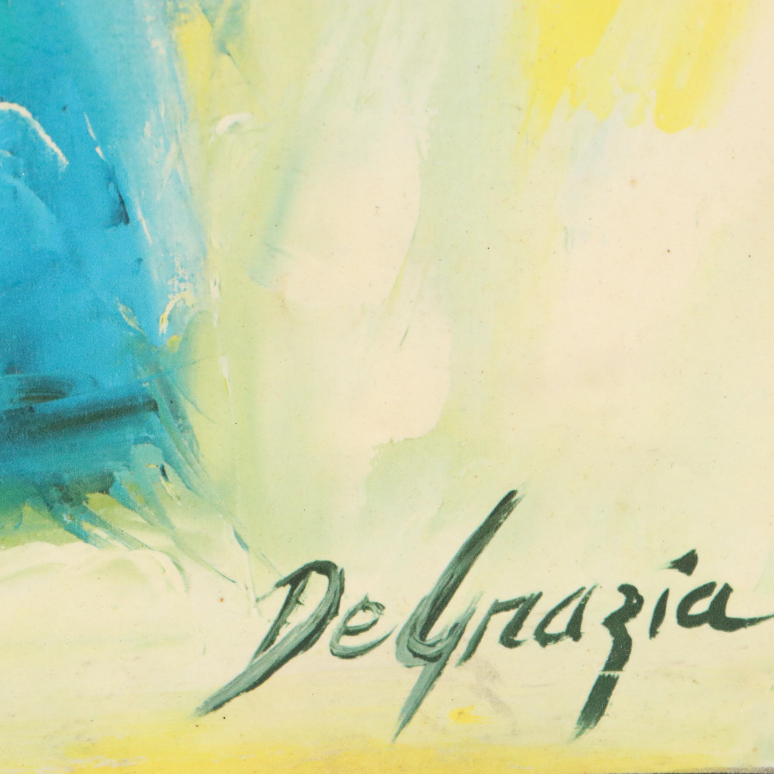 Ted DeGrazia Oil on Board of Young Girl
