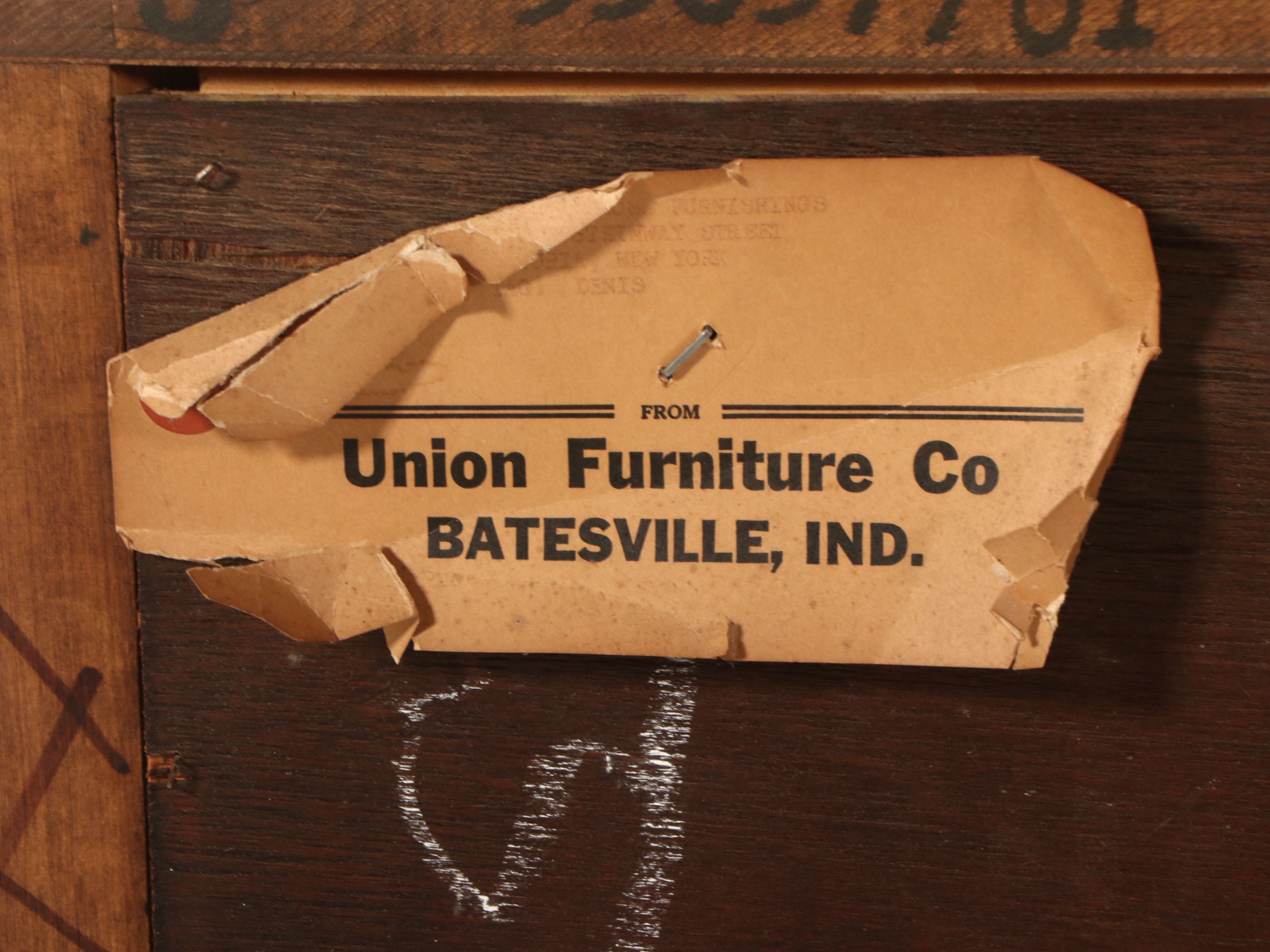 Union Furniture Baroque Style Bleached Walnut China Cabinet