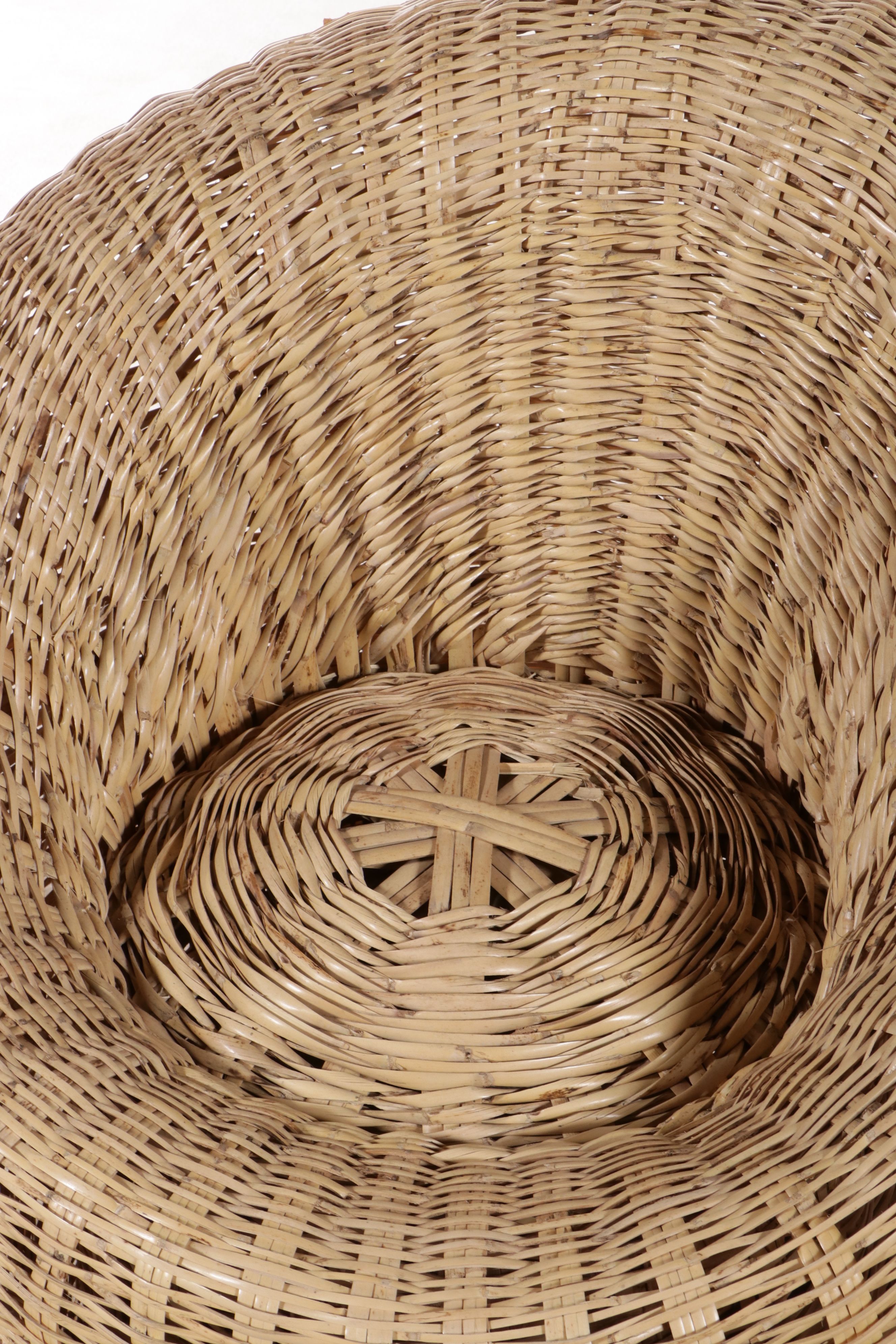 Pair of Contemporary Modern Wicker Lounge Chairs