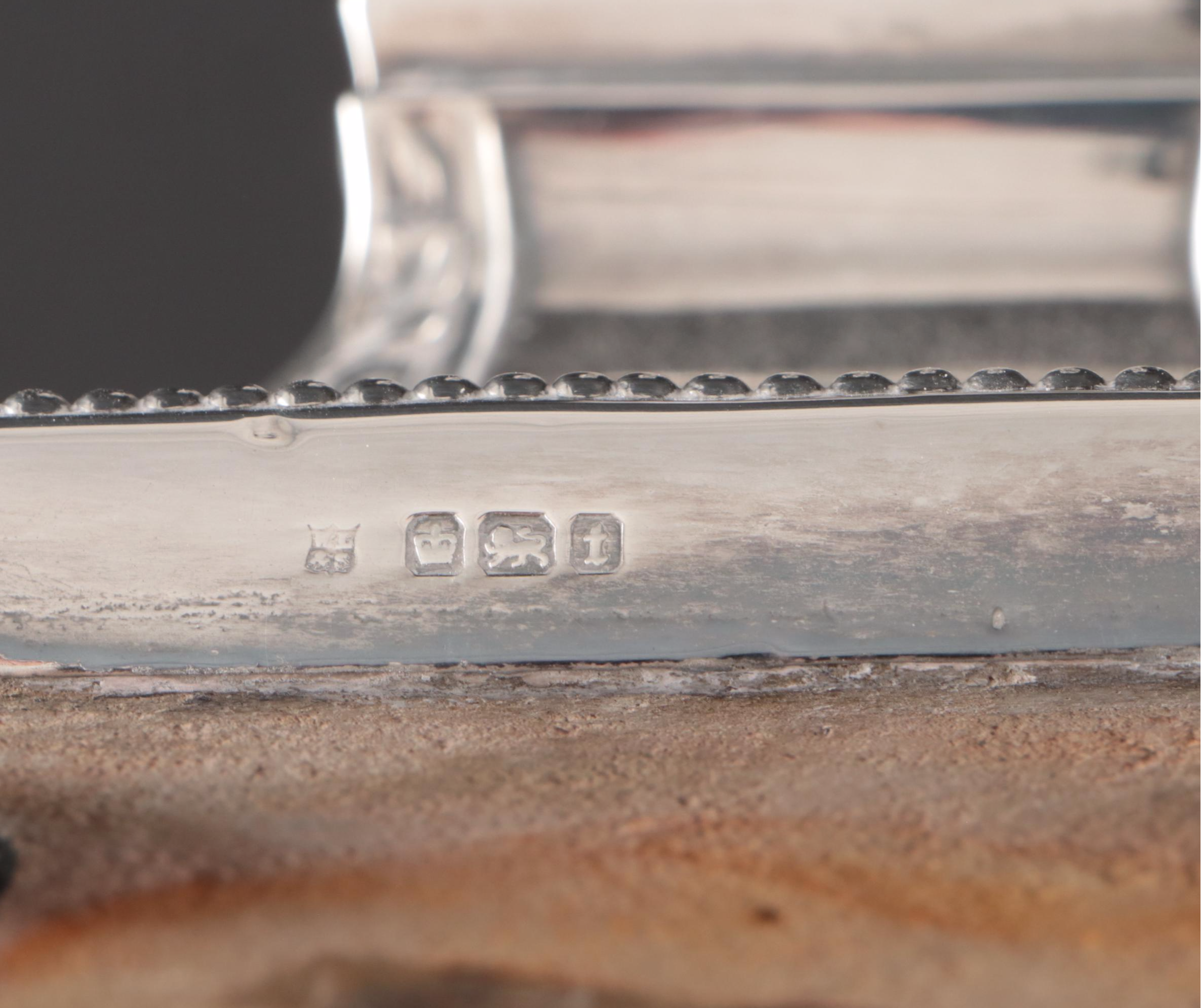 Antique English Sterling Silver Weighted Candle Holders