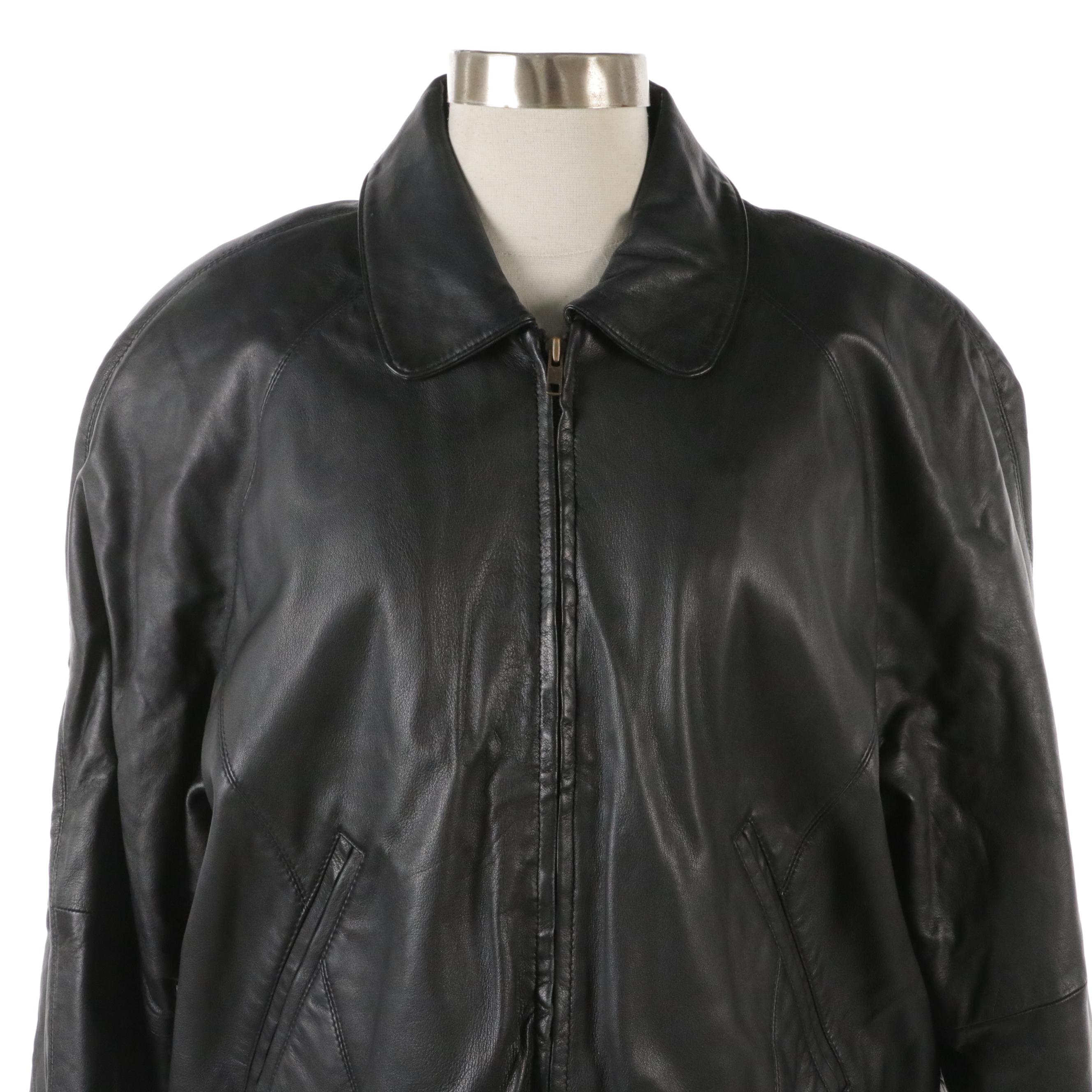 Wilsons and Preston & York Leather Bomber Jackets