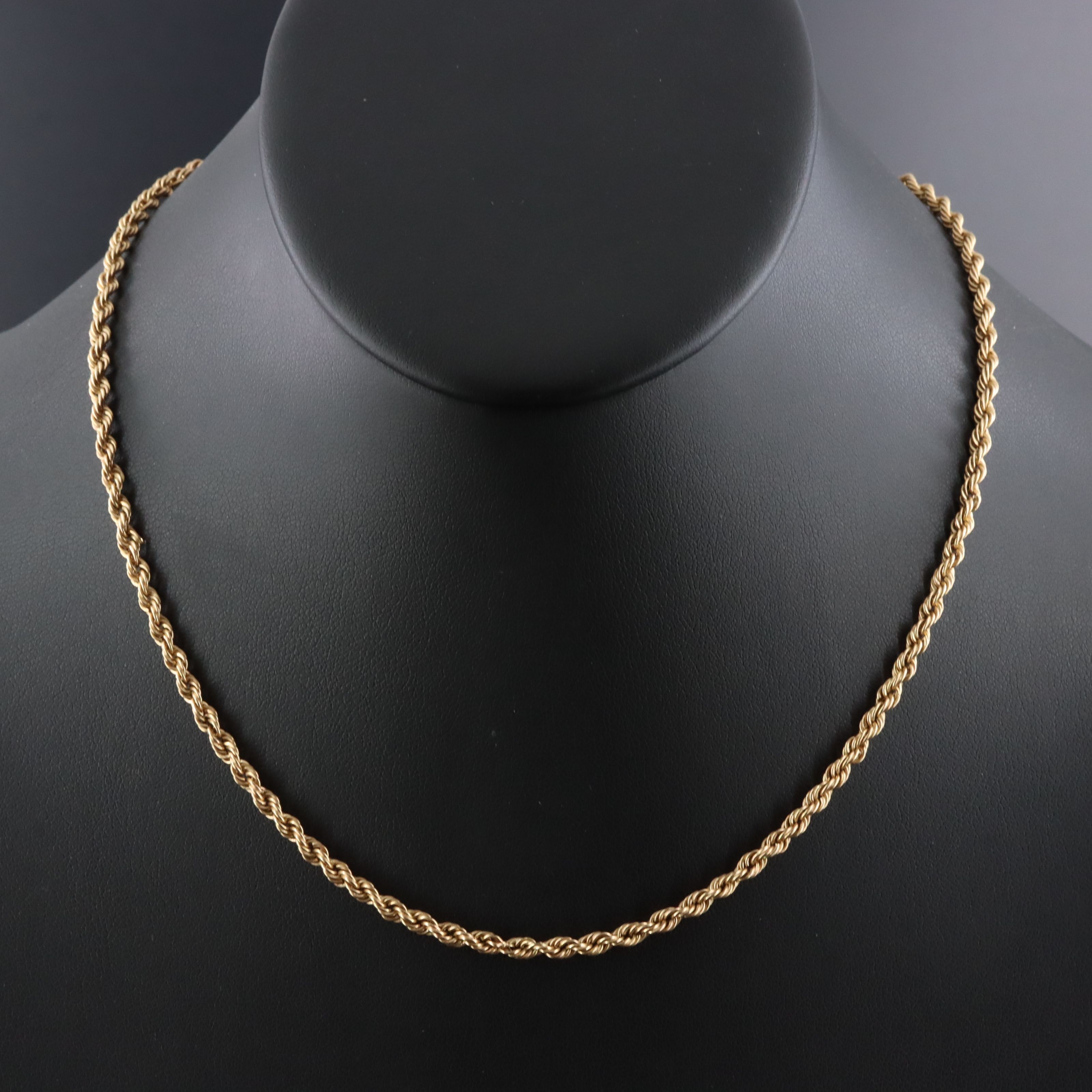 14K Braided Chain Necklace