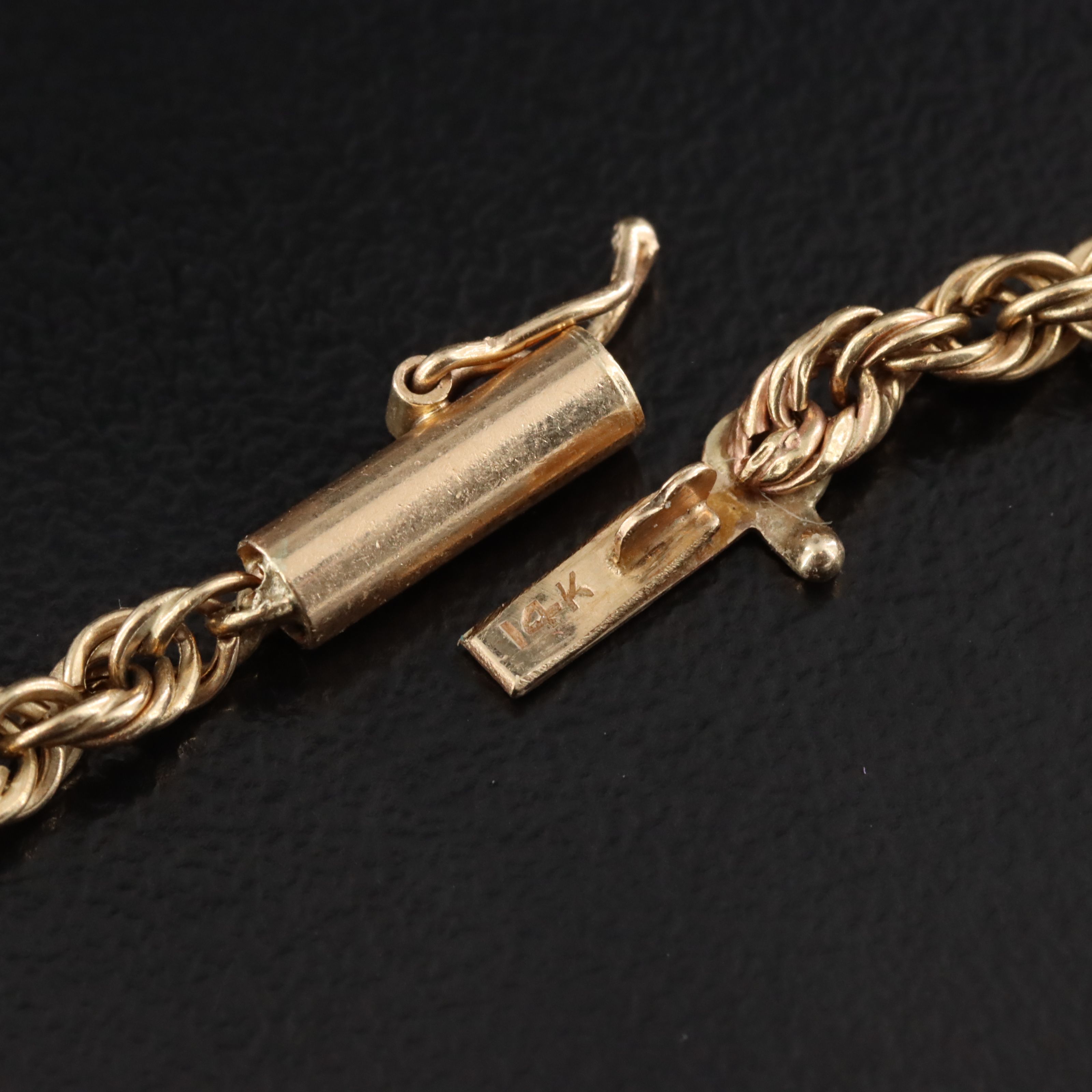 14K Braided Chain Necklace