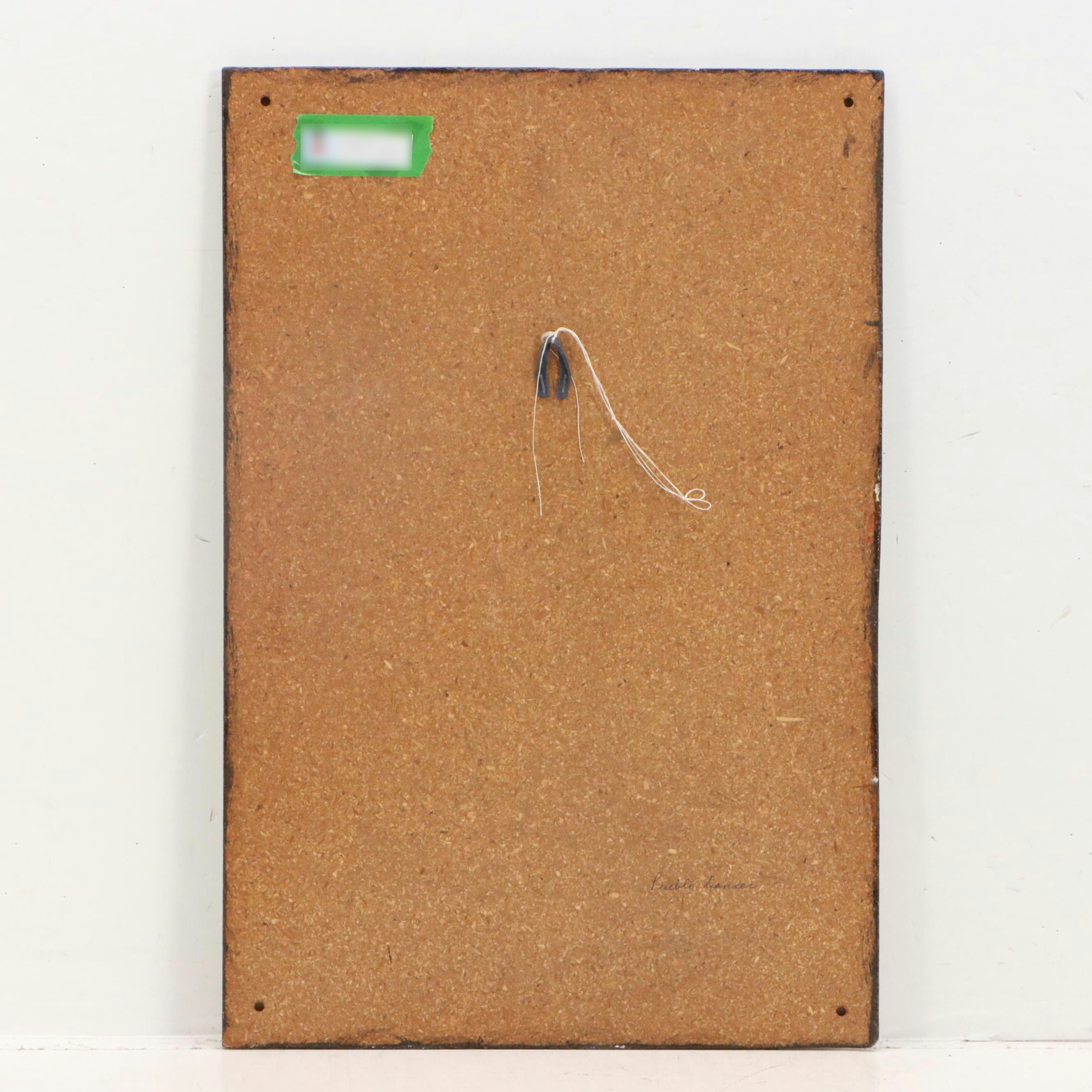 Ted DeGrazia Oil on Board of Young Girl