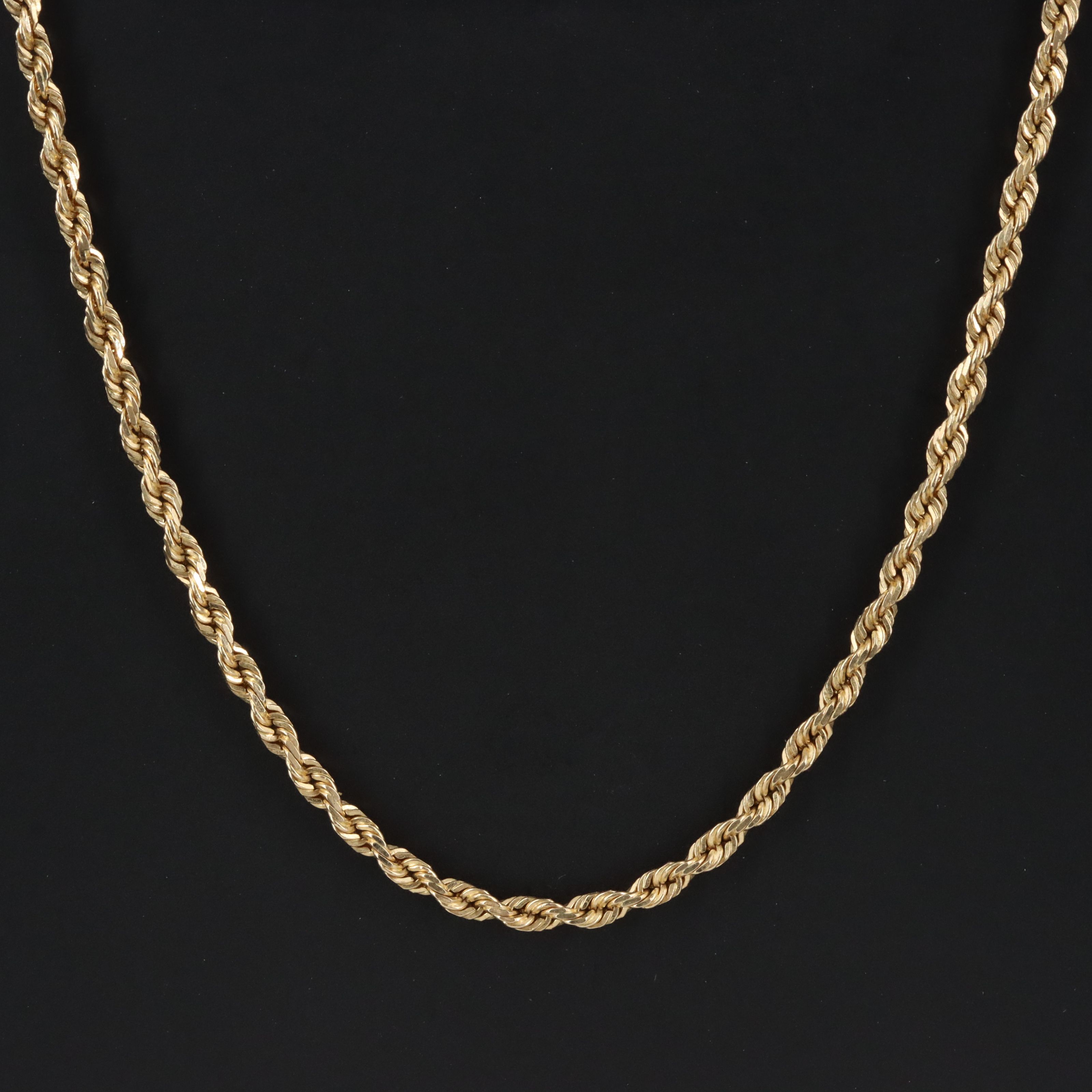 Michael Anthony 14K Braided Rope Chain Necklace