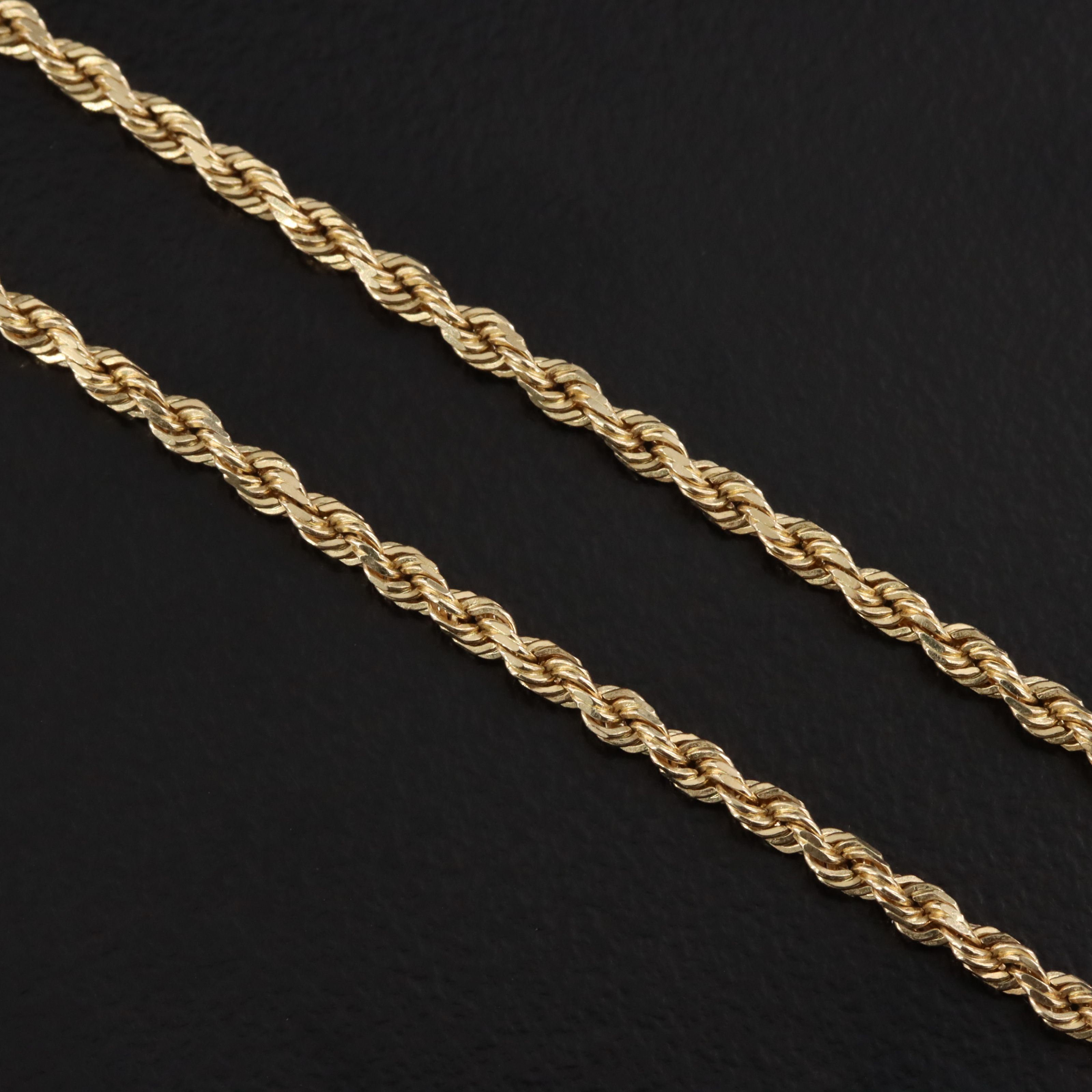 Michael Anthony 14K Braided Rope Chain Necklace
