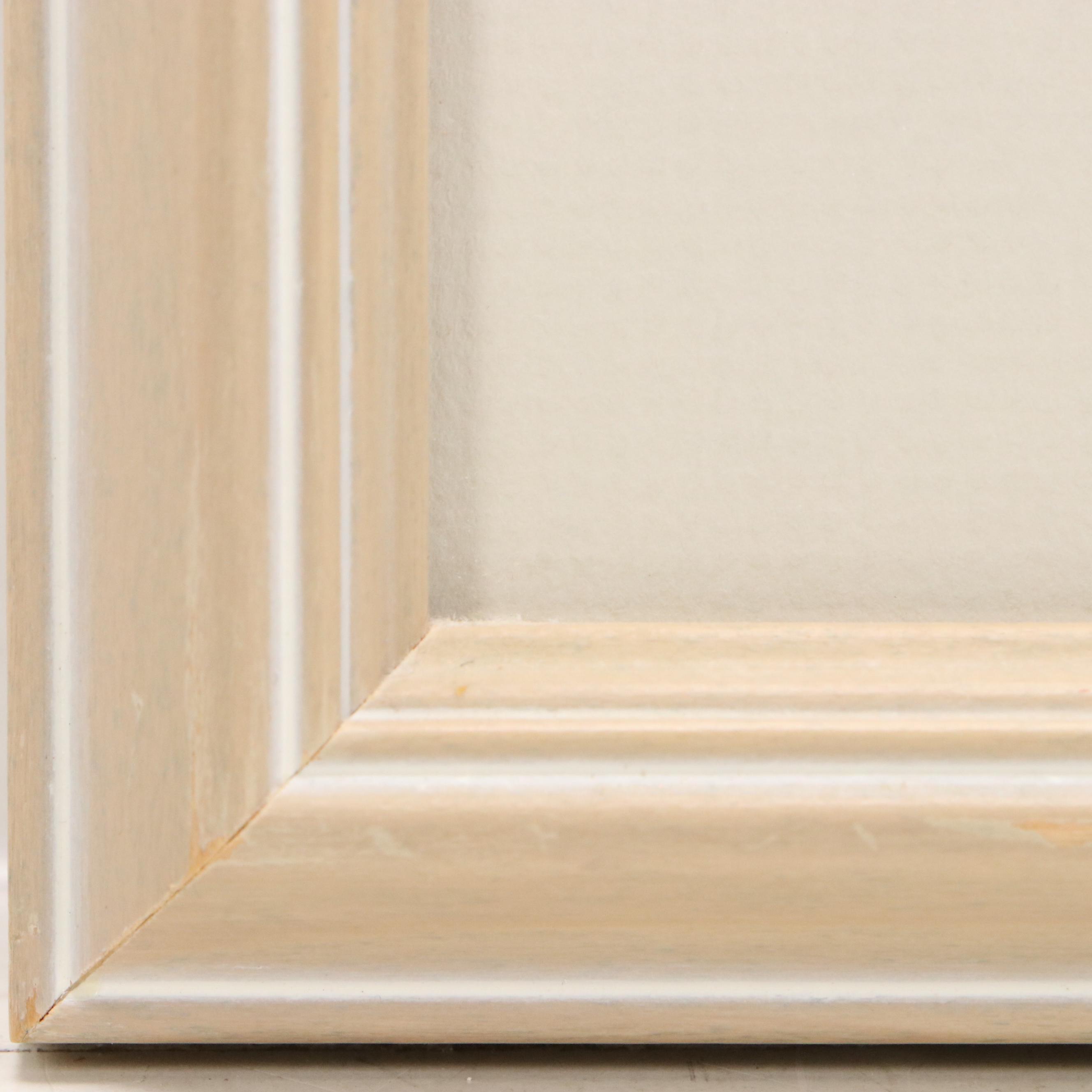 Impressionistic Painting of Field with Flowers, 21st Century