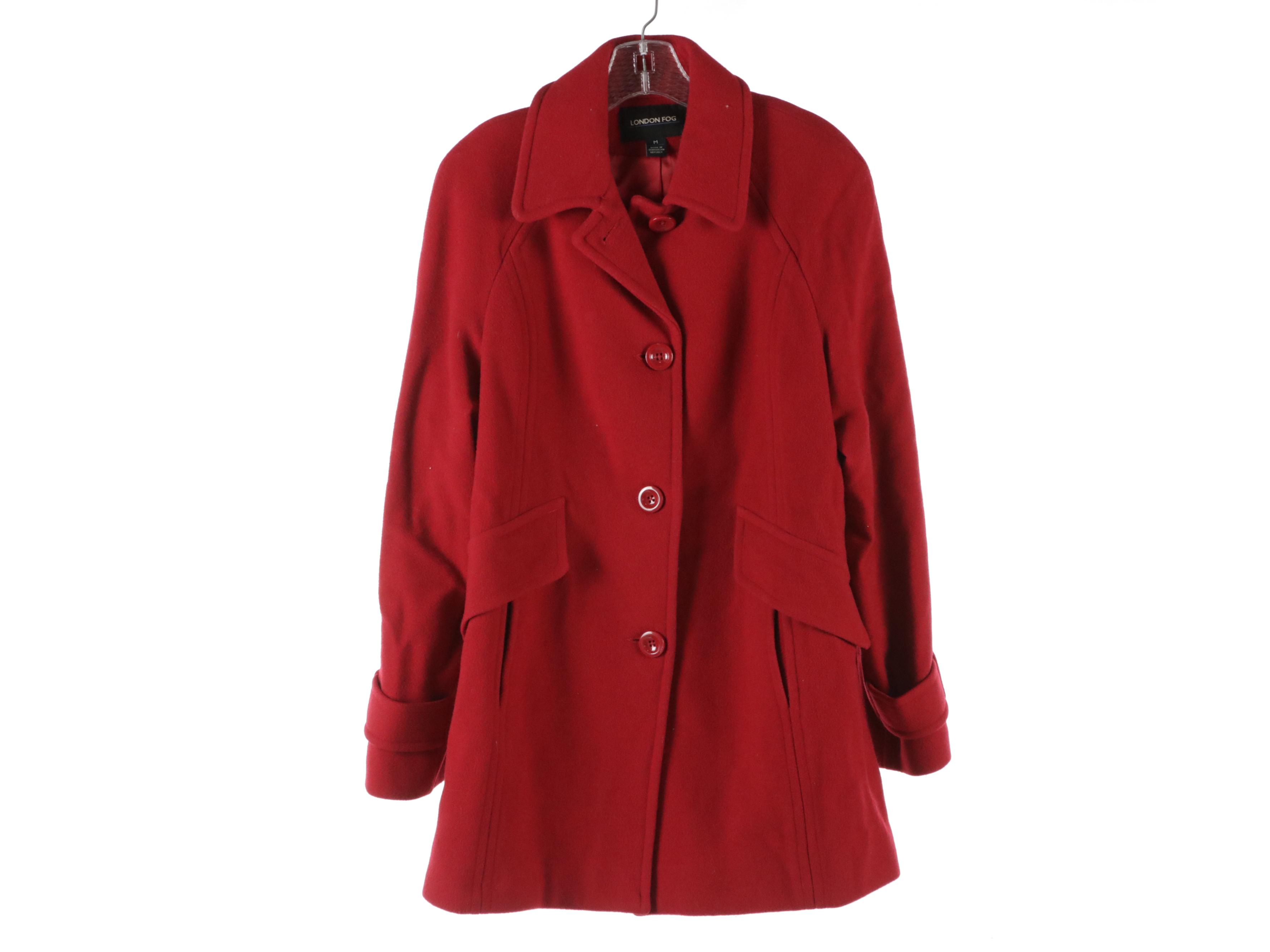 Sandro, London Fog, and Preston & York Double-Breasted & Zipper-Front Wool Coats