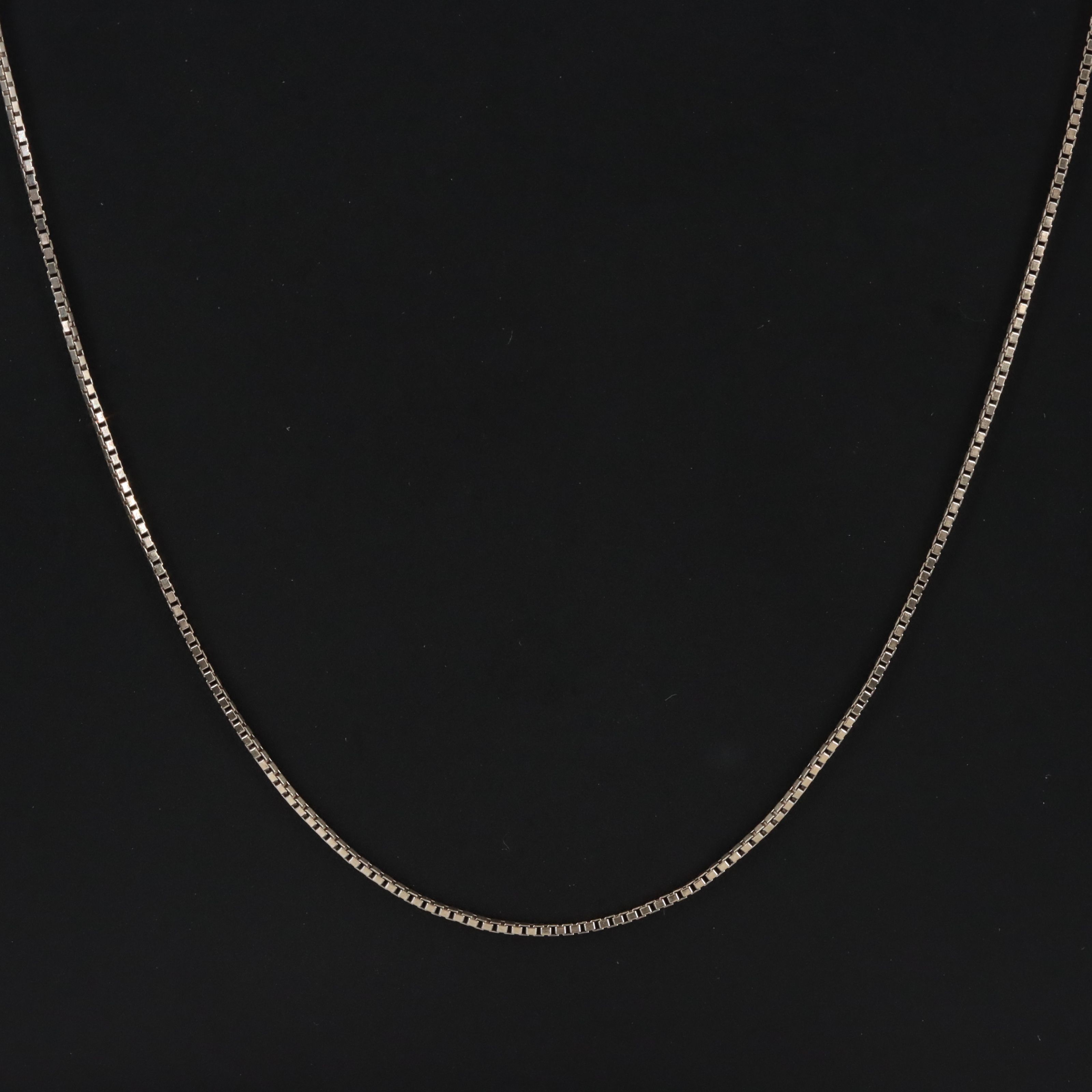 Italian 14K Box Chain Necklace