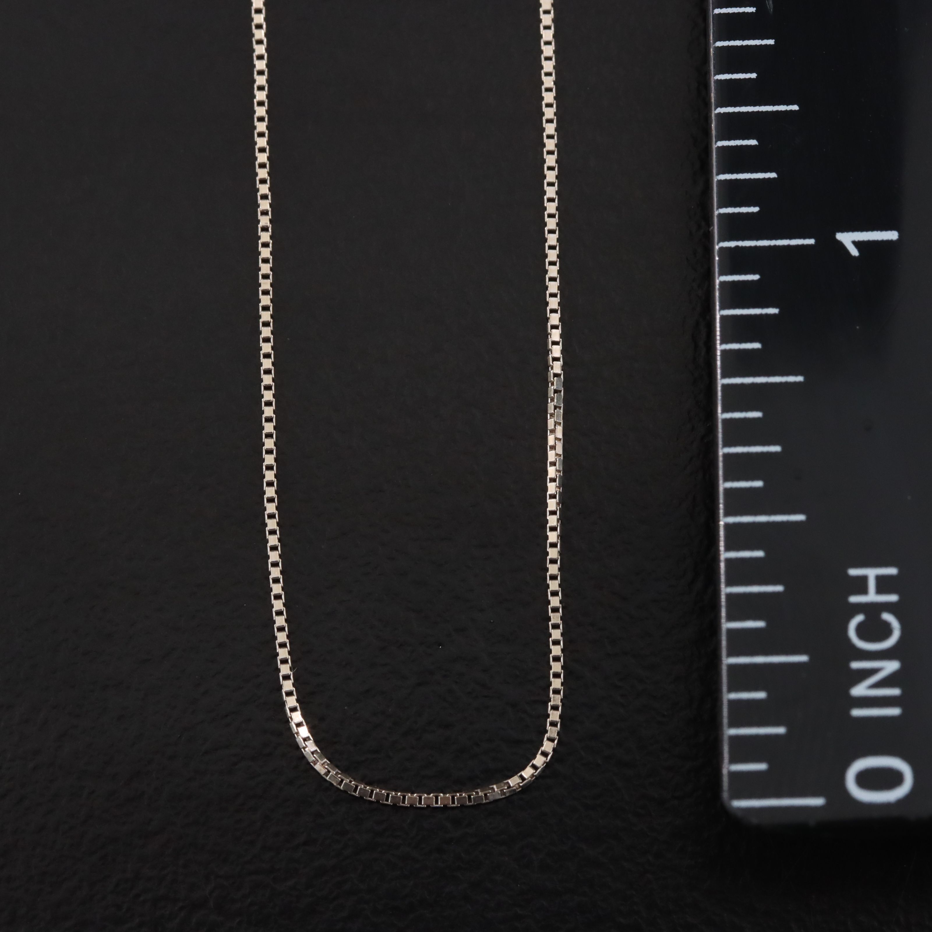 Italian 14K Box Chain Necklace