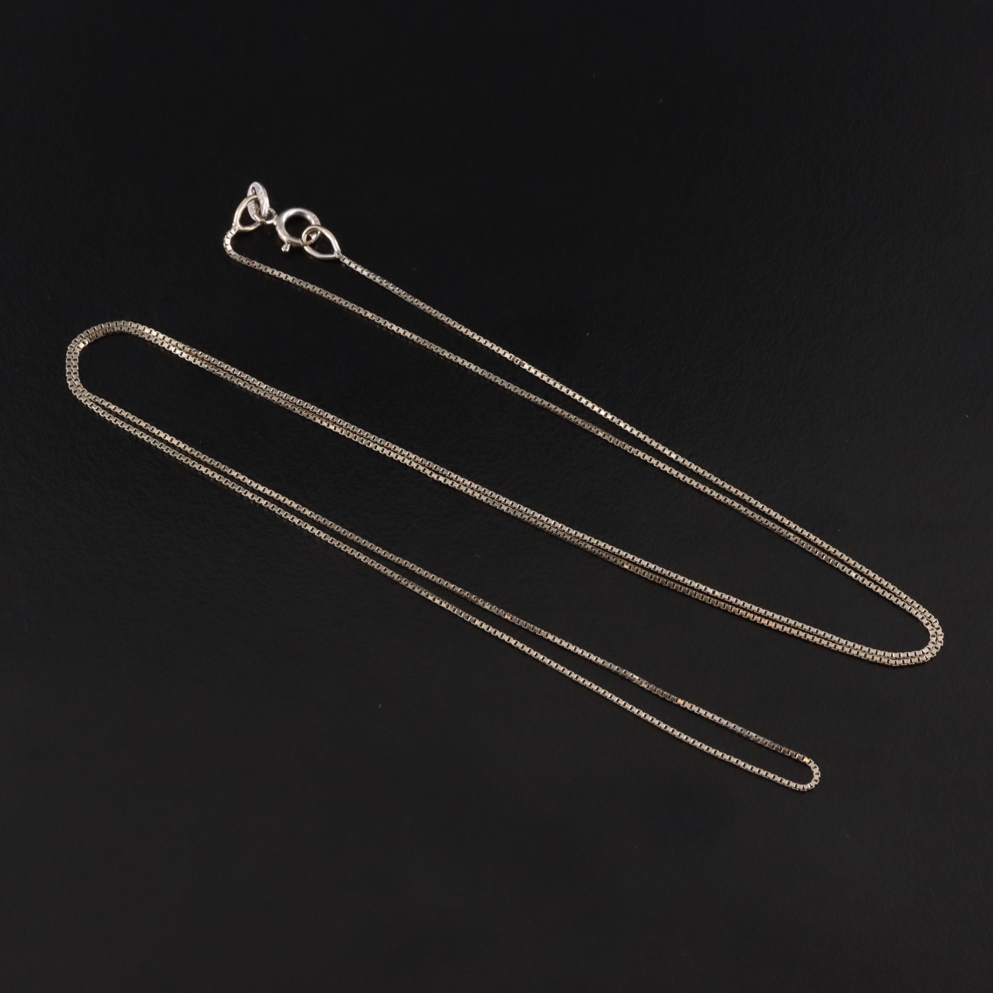 Italian 14K Box Chain Necklace