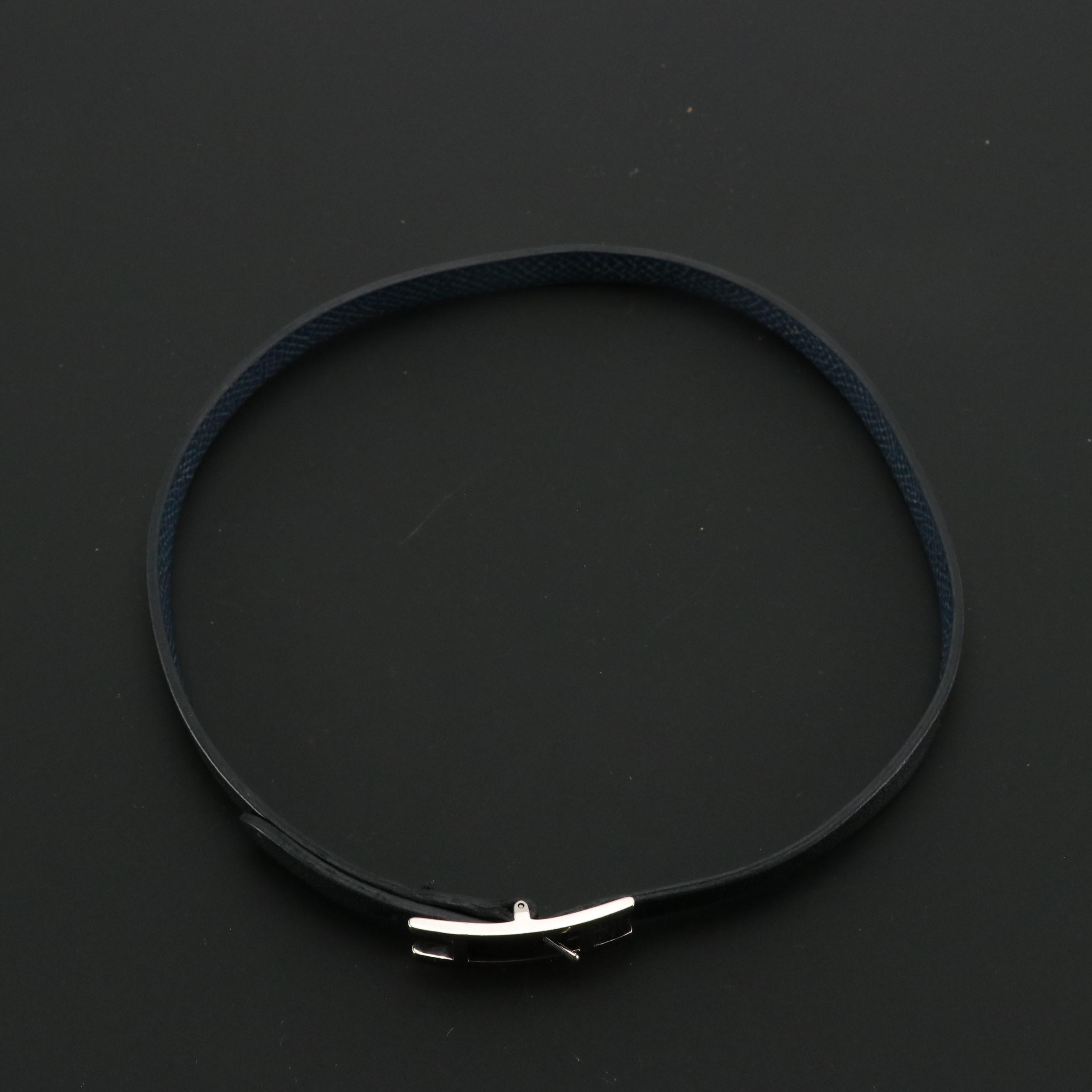 Hermès Behapi Double Tour Bracelet in Leather