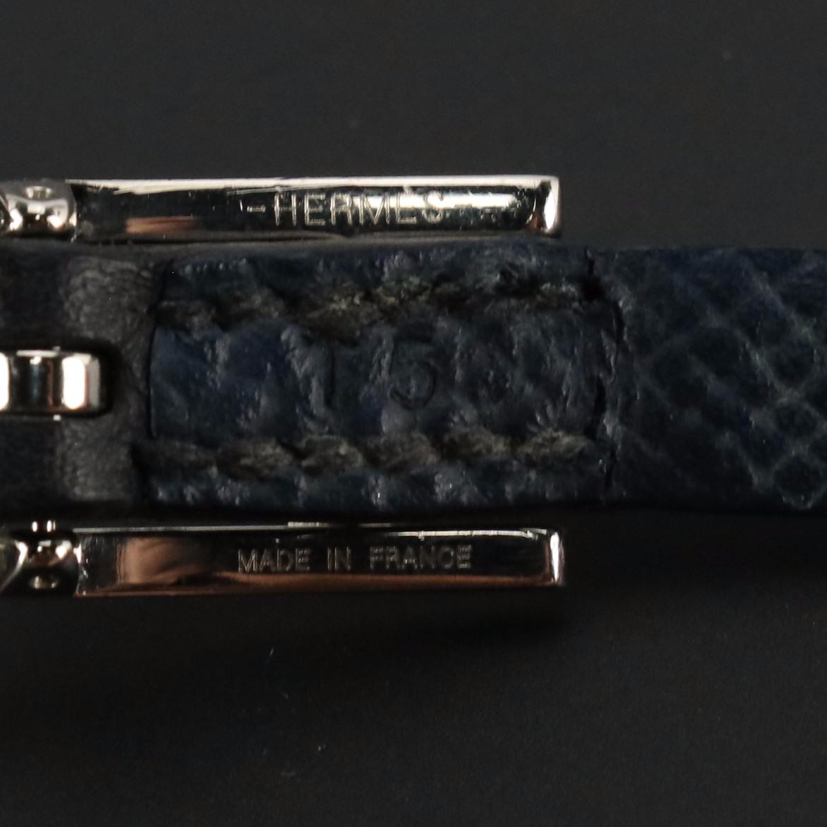 Hermès Behapi Double Tour Bracelet in Leather
