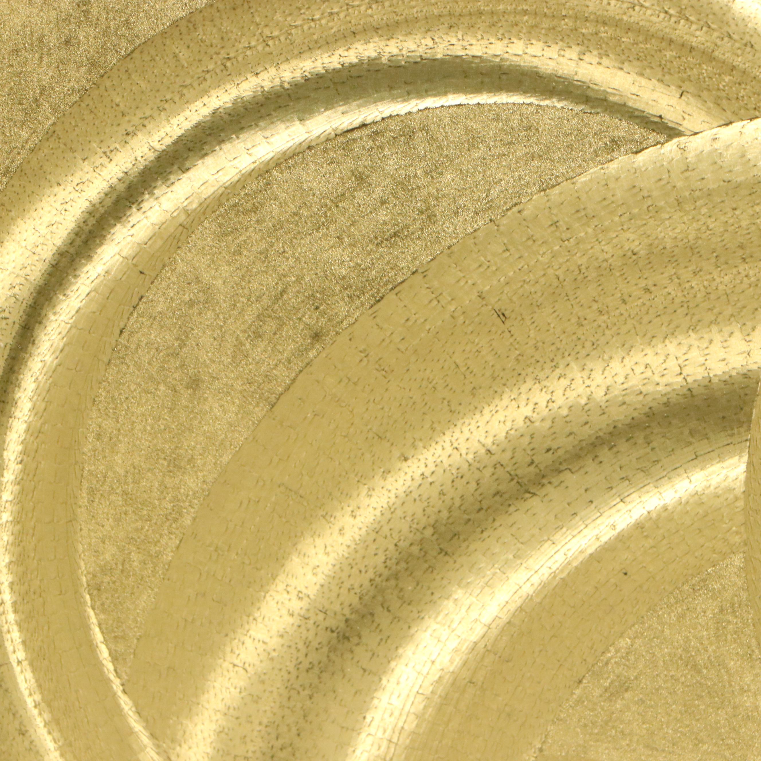 Op-Art Overlapping Circles Geometric Panel, Late 20th Century