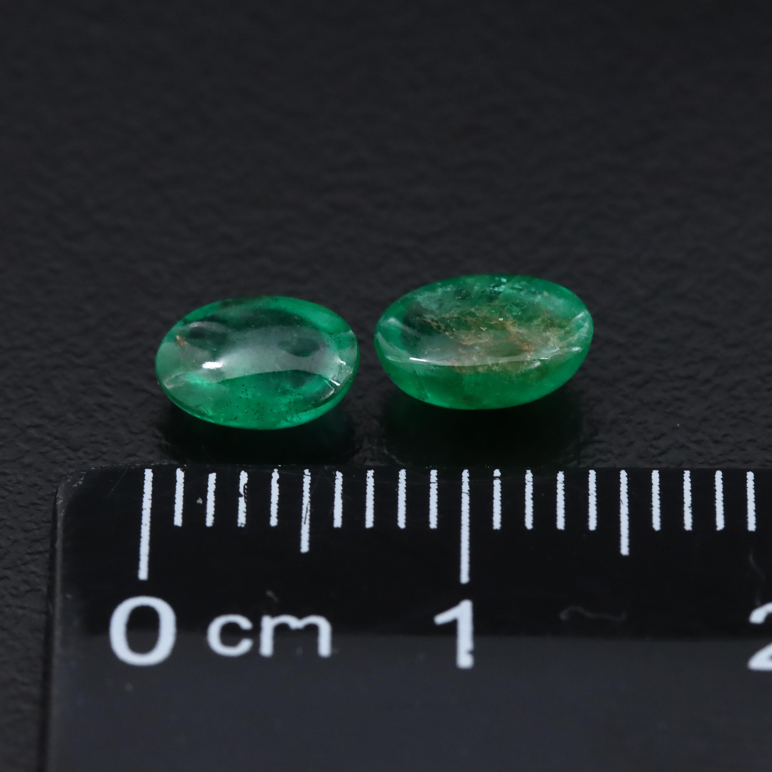 Loose 1.54 CTW Emeralds