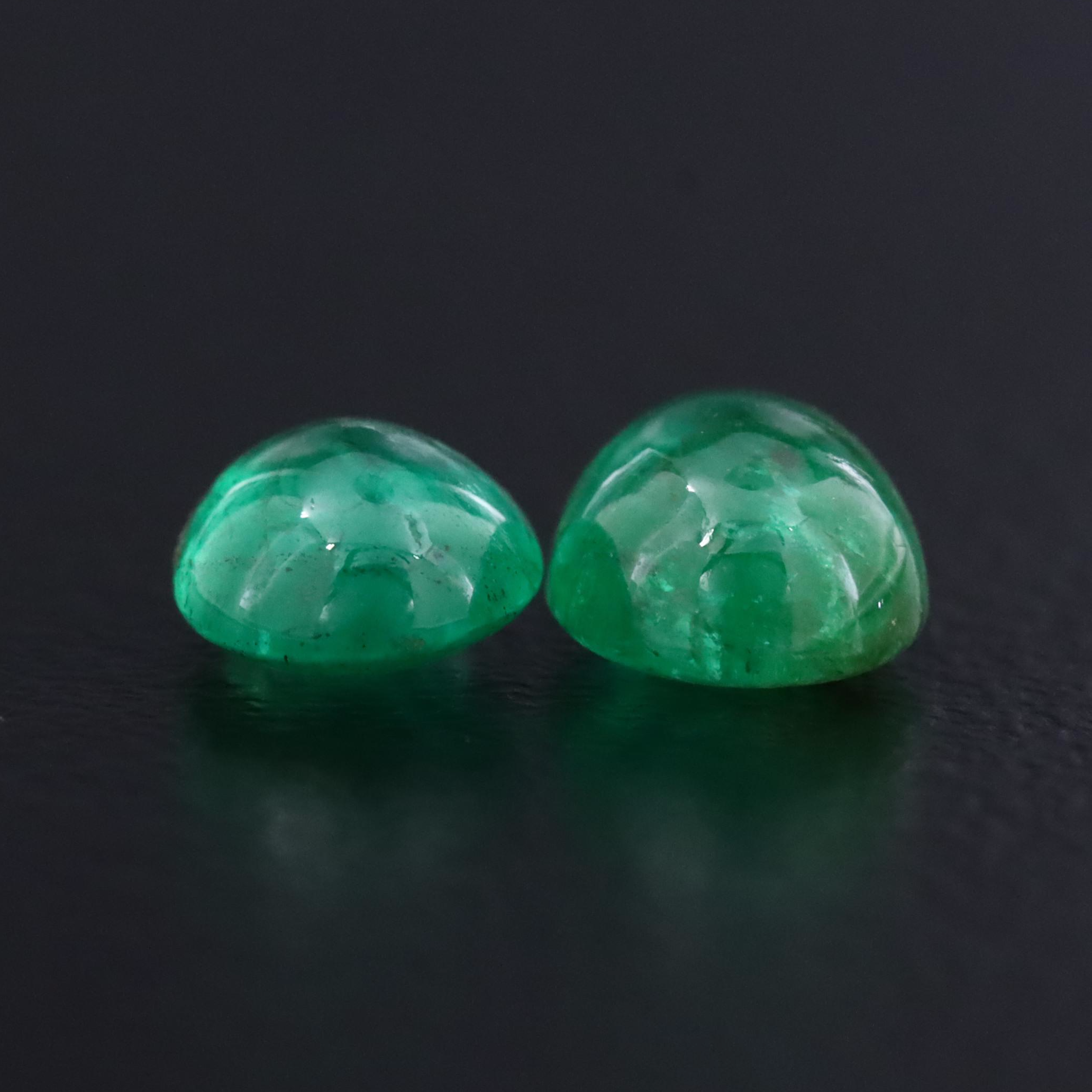 Loose 1.54 CTW Emeralds