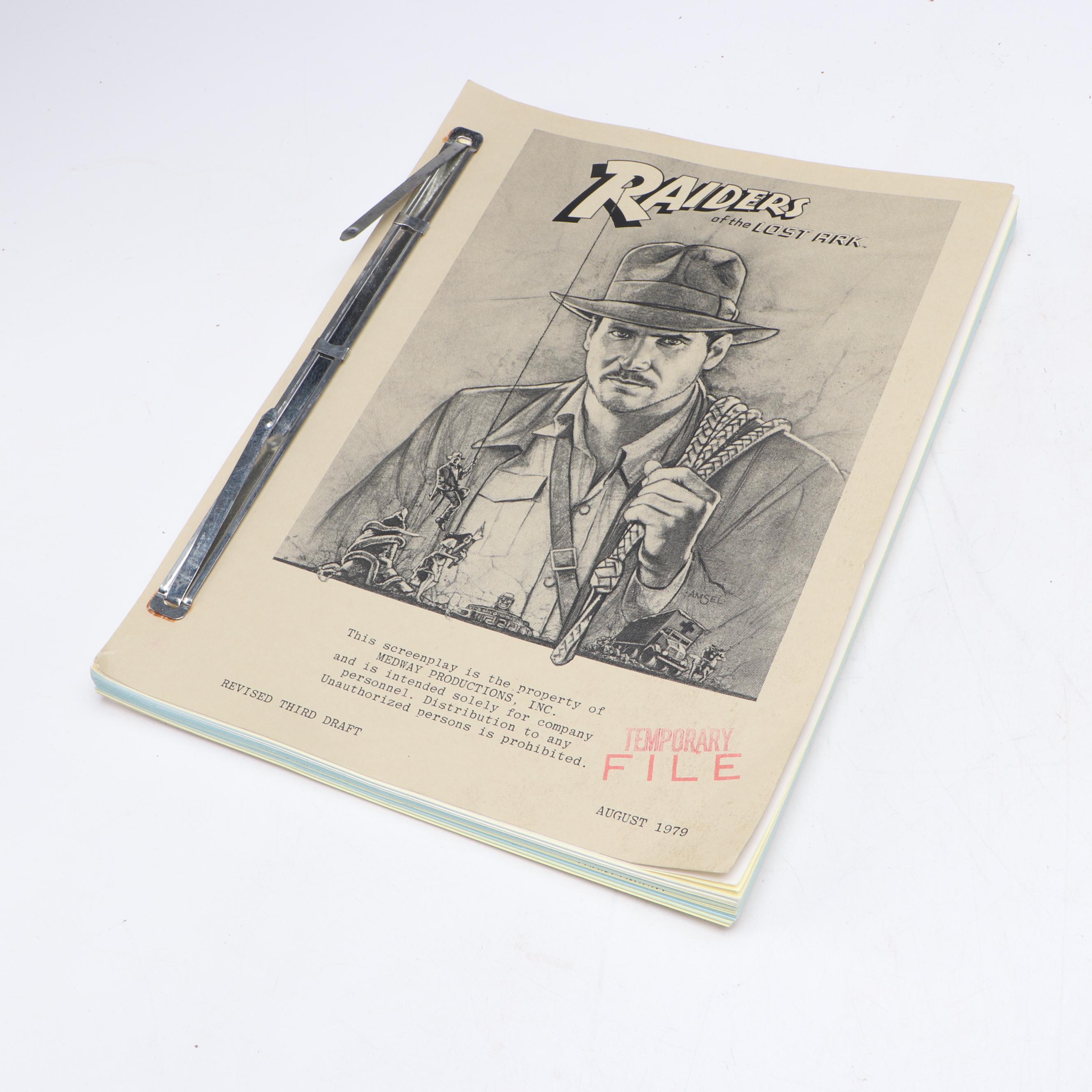 Lawrence Kasdan "Raiders of the Lost Ark" & Michael Weller "Ragtime" Screenplays