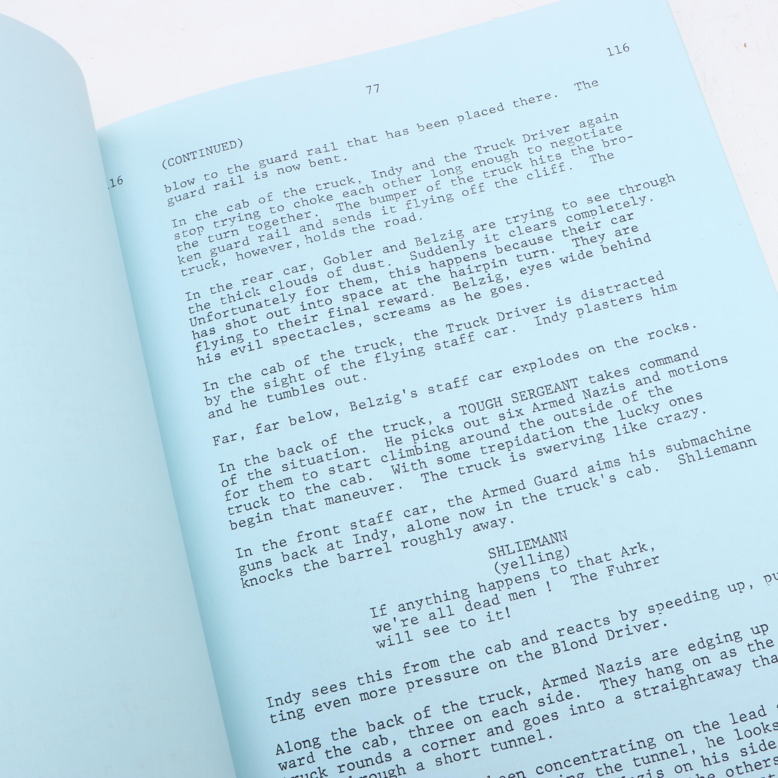 Lawrence Kasdan "Raiders of the Lost Ark" & Michael Weller "Ragtime" Screenplays