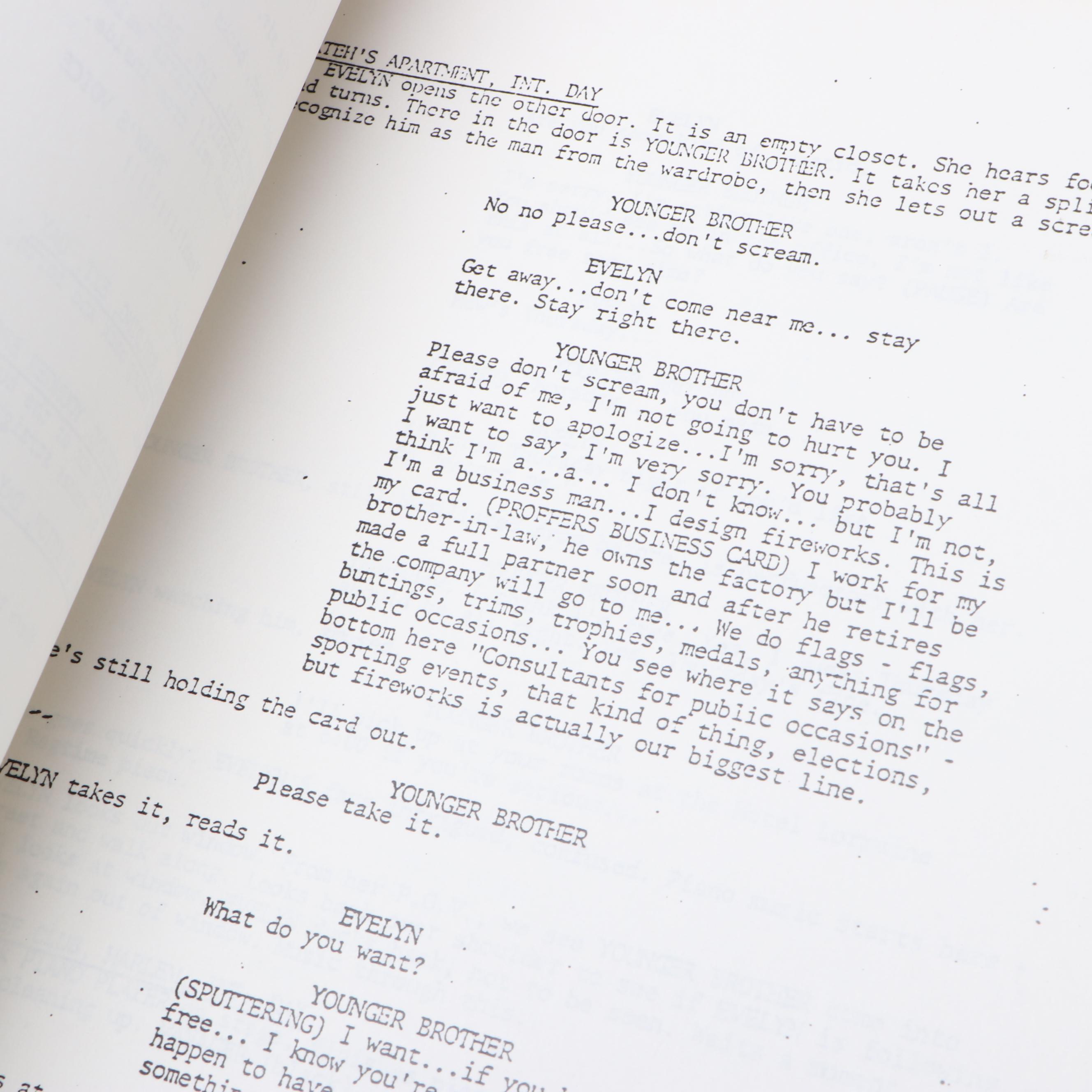 Lawrence Kasdan "Raiders of the Lost Ark" & Michael Weller "Ragtime" Screenplays