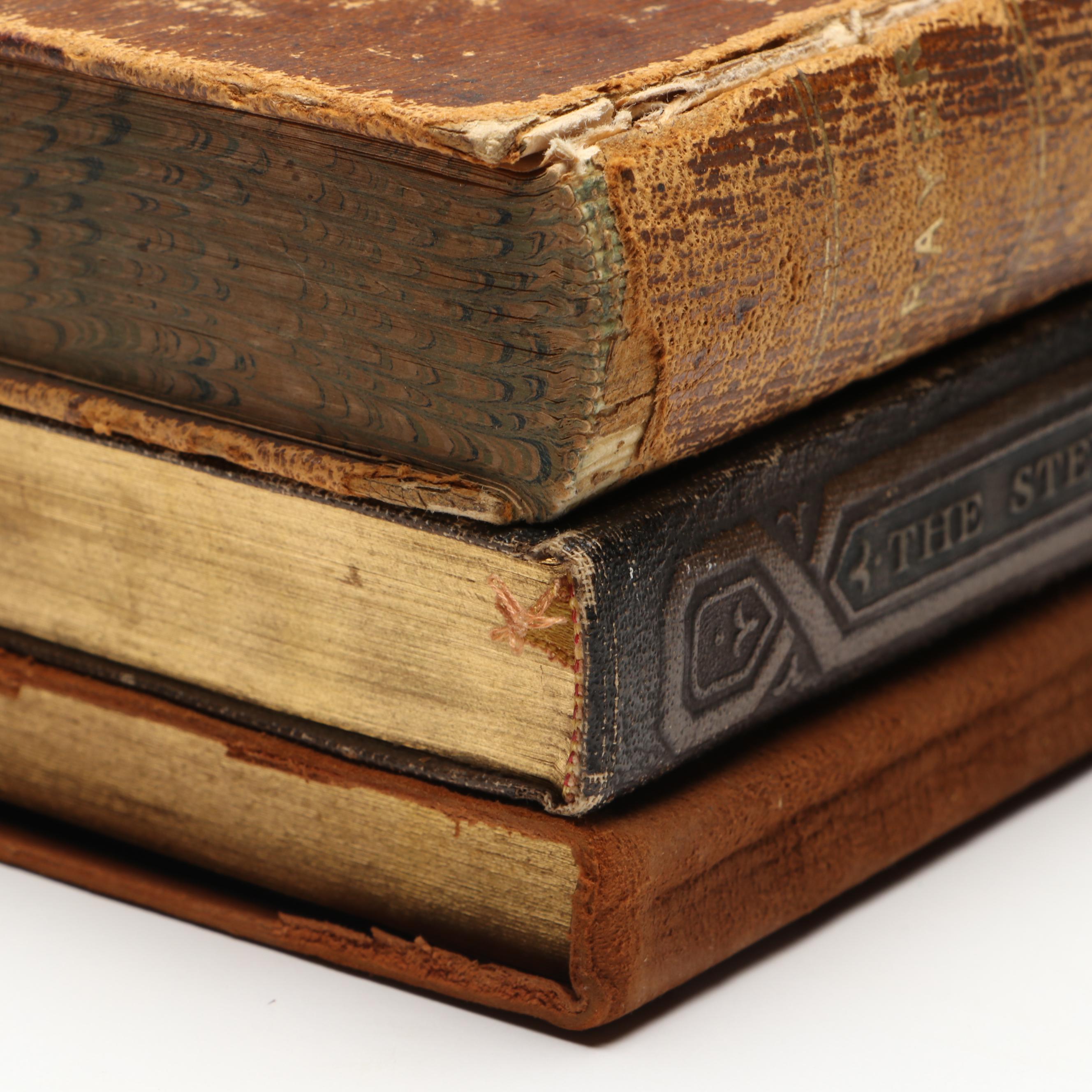 Leather Bound "Evangeline" by Henry Wadsworth Longfellow and More Books