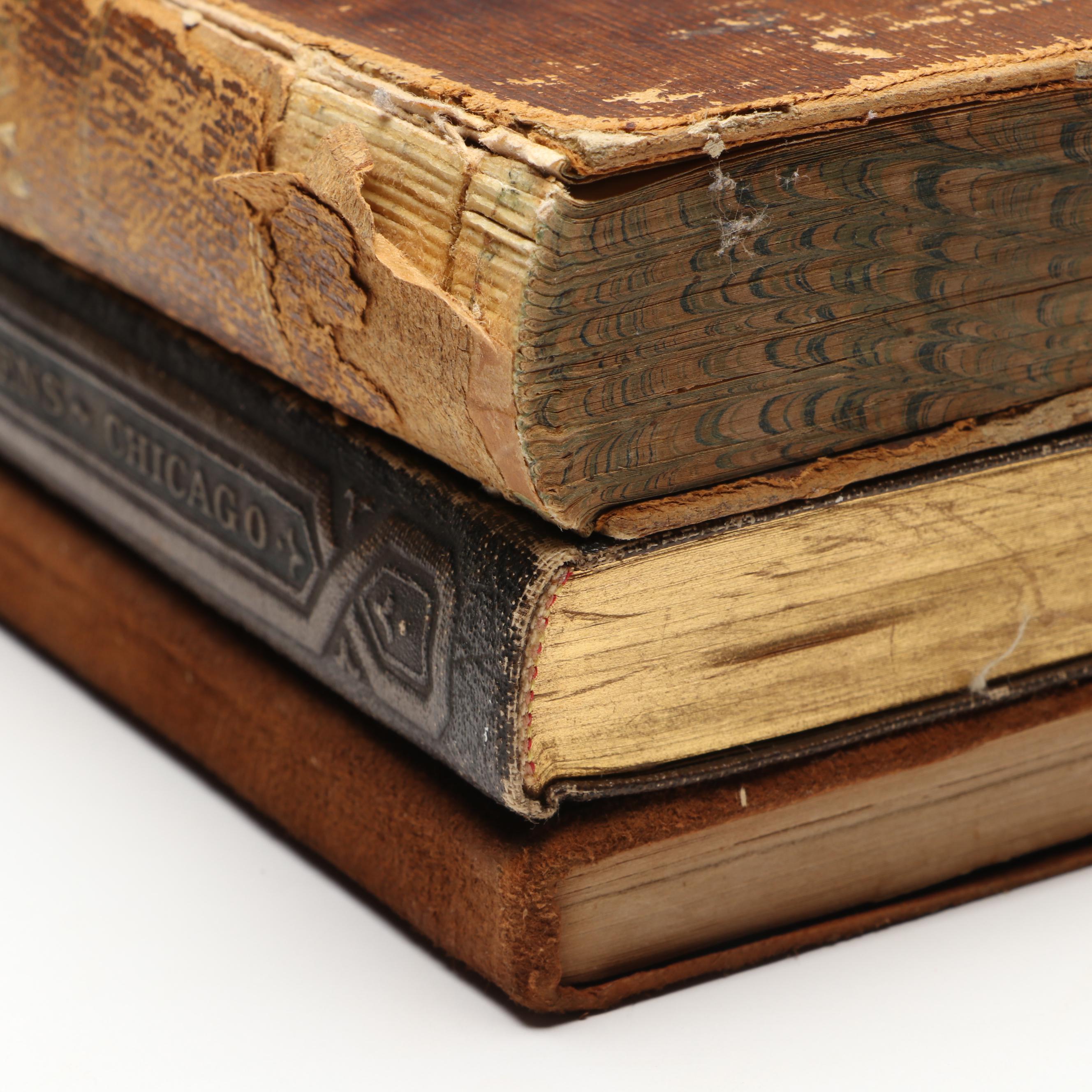 Leather Bound "Evangeline" by Henry Wadsworth Longfellow and More Books