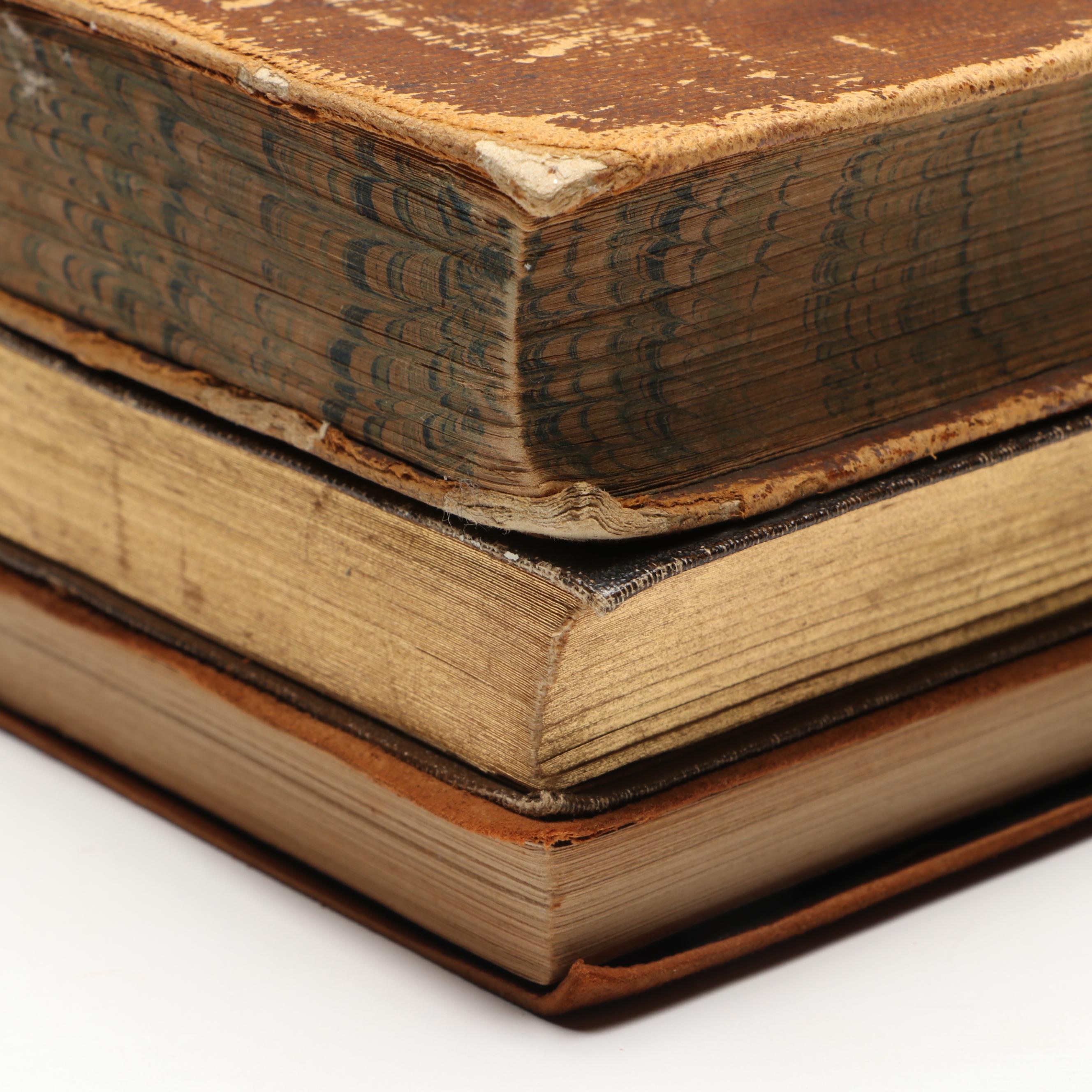 Leather Bound "Evangeline" by Henry Wadsworth Longfellow and More Books