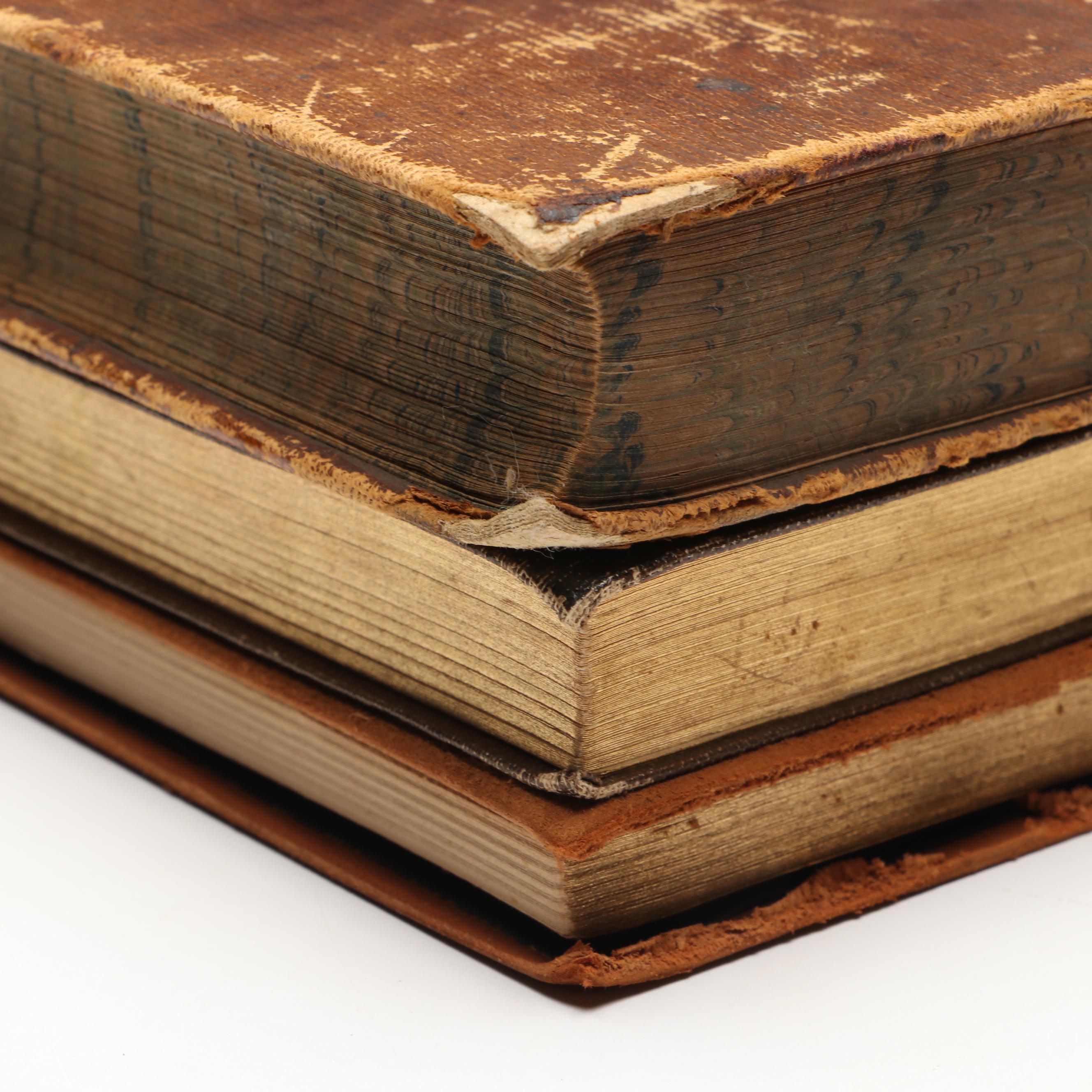 Leather Bound "Evangeline" by Henry Wadsworth Longfellow and More Books