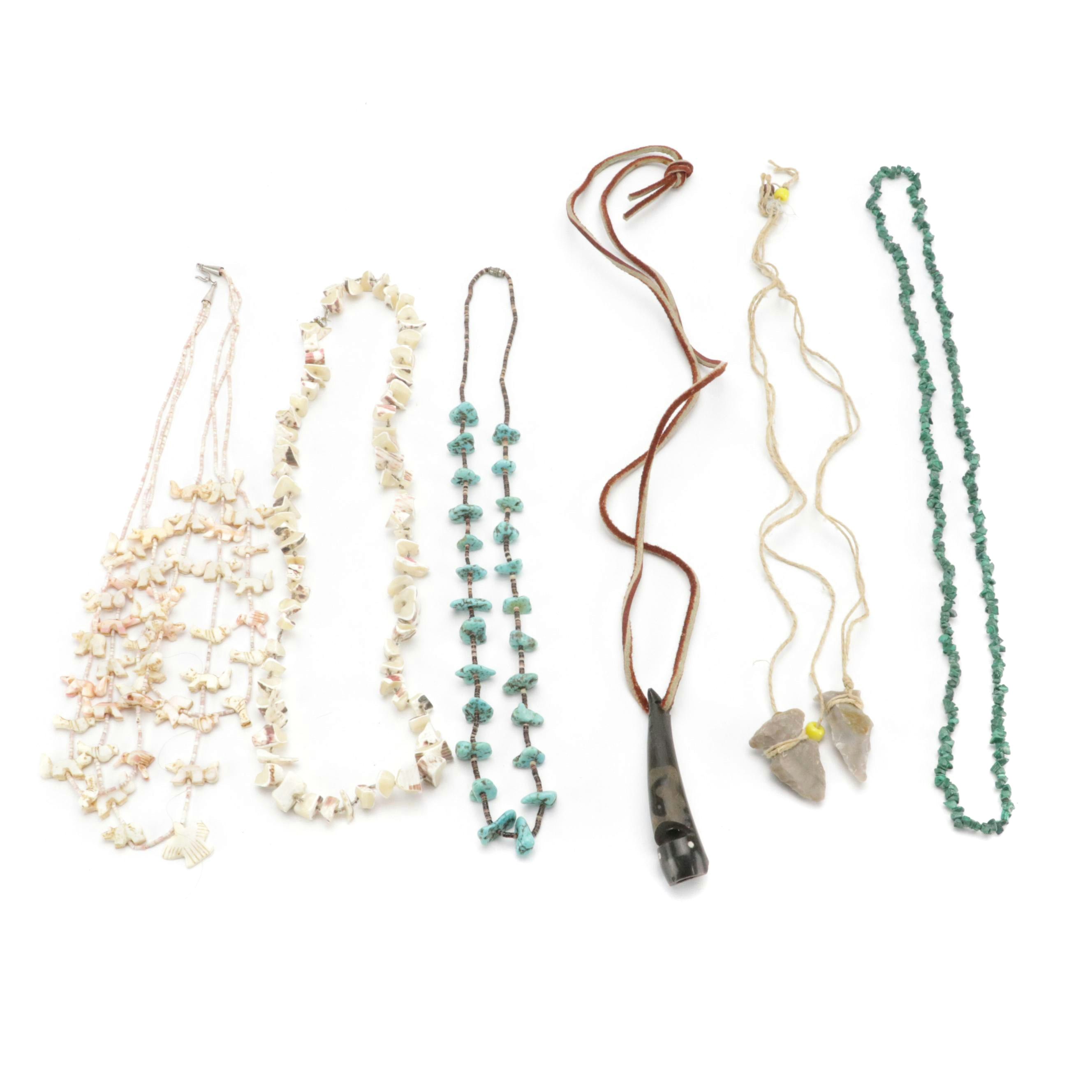 Indigenous Handmade Stone Beaded Necklaces