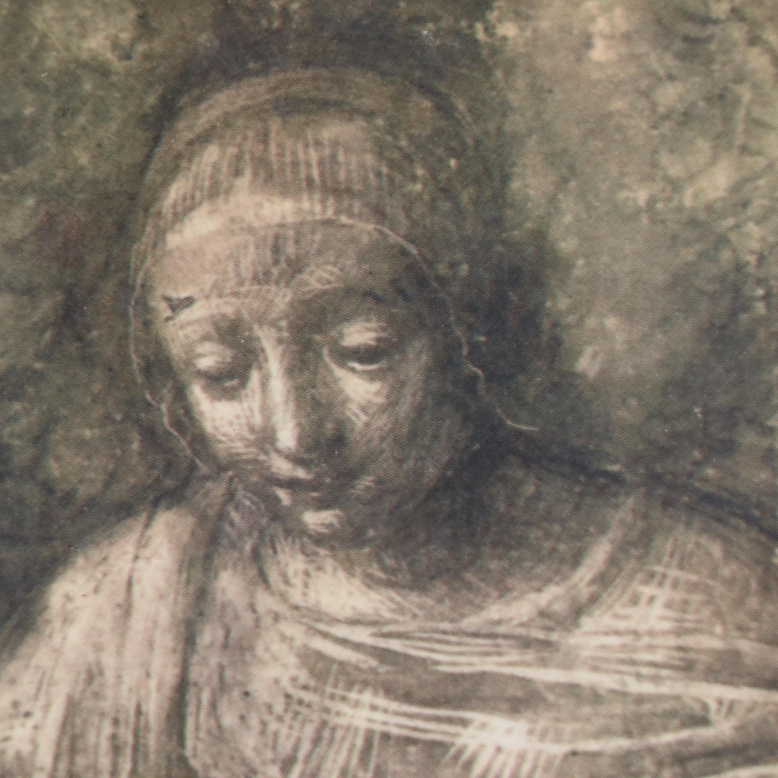 Offset Lithograph After Bernardino Luini "Virgin with Christ Child"