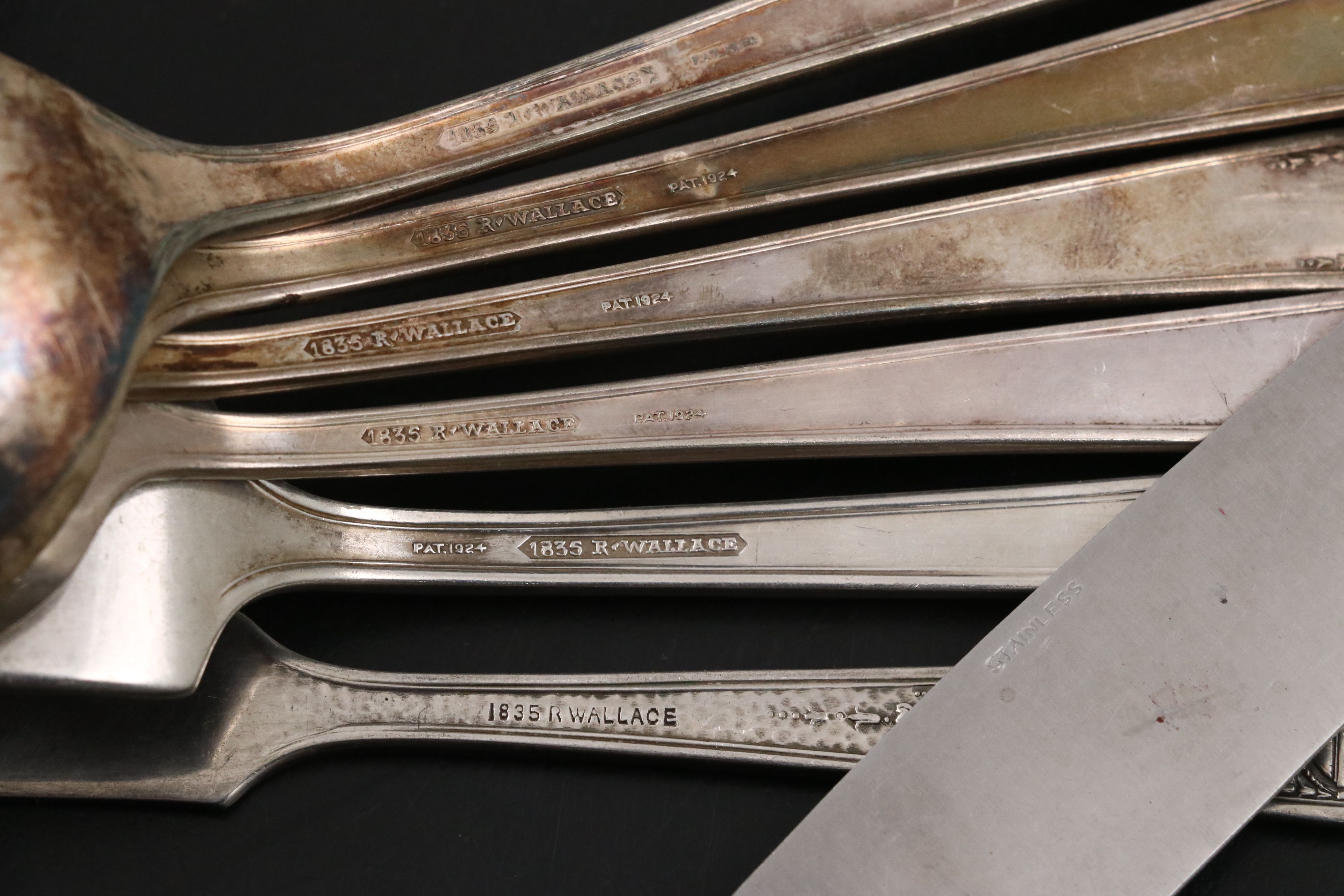 National Silver Co. "King Edward" & R Wallace Silver Plated Flatware Sets In Box