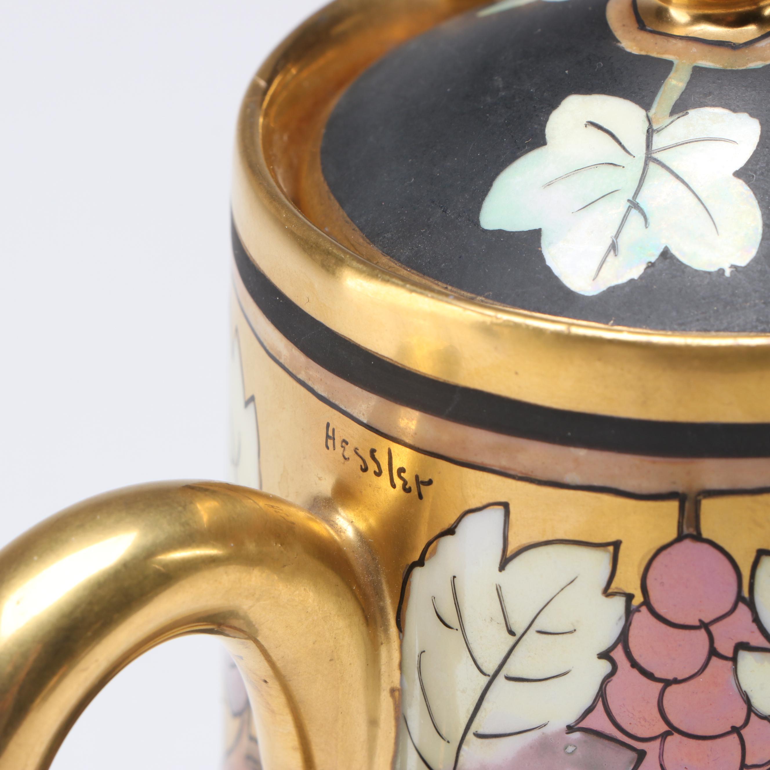 Bernardaud, Pickard, and Other Hand-Painted Gilt Porcelain, 20th Century