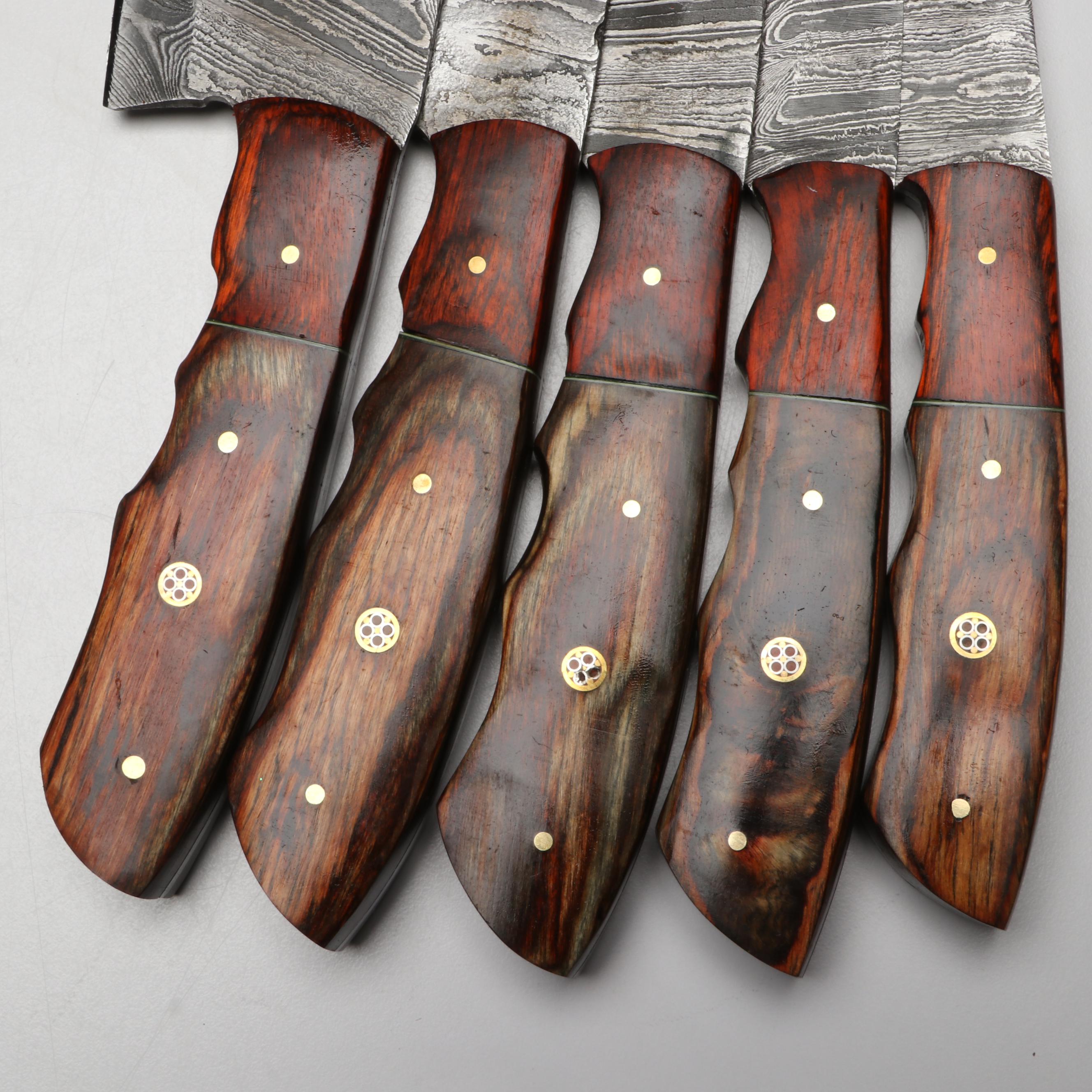 Louis Martin Damascus Steel Chef Knife Set