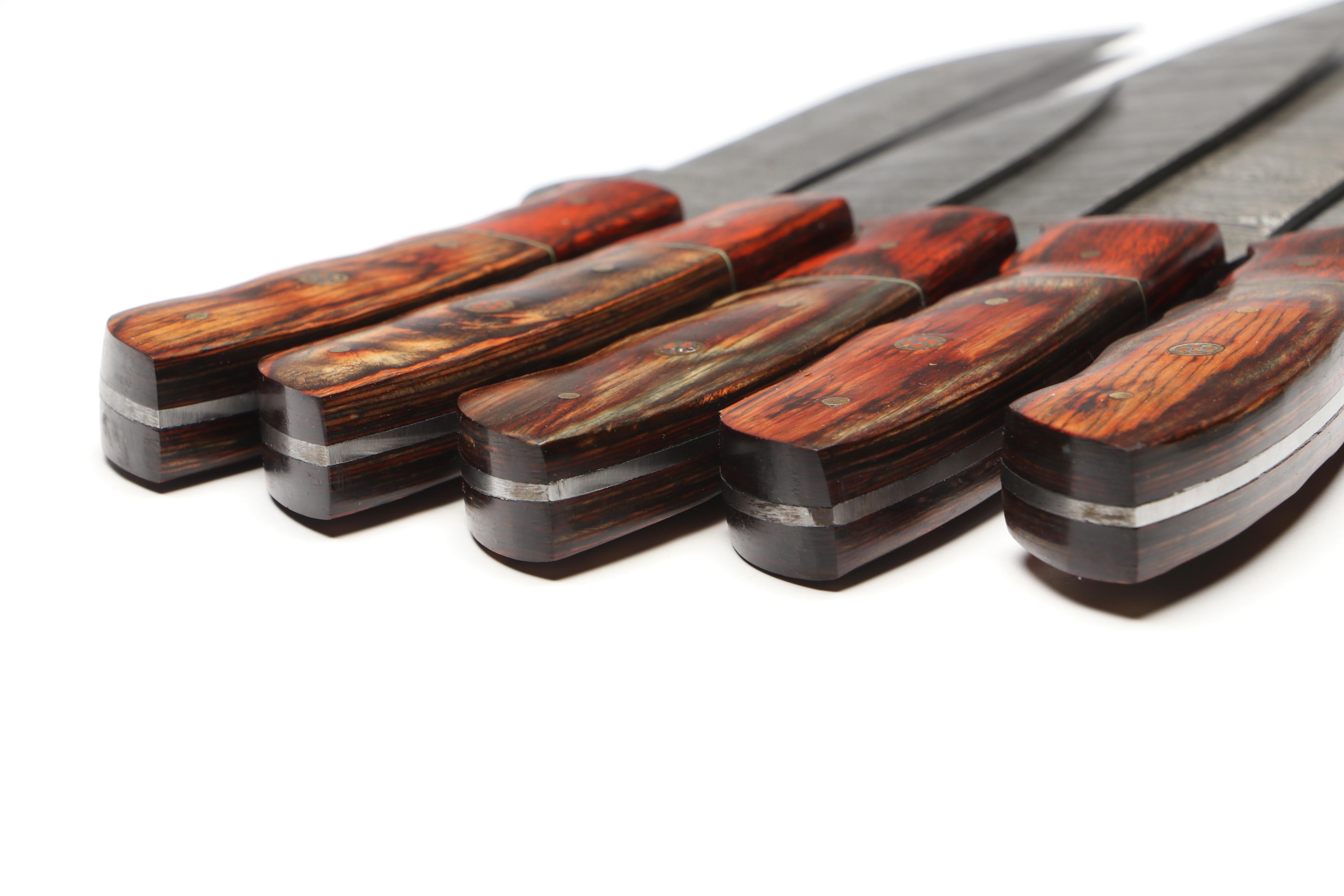 Louis Martin Damascus Steel Chef Knife Set