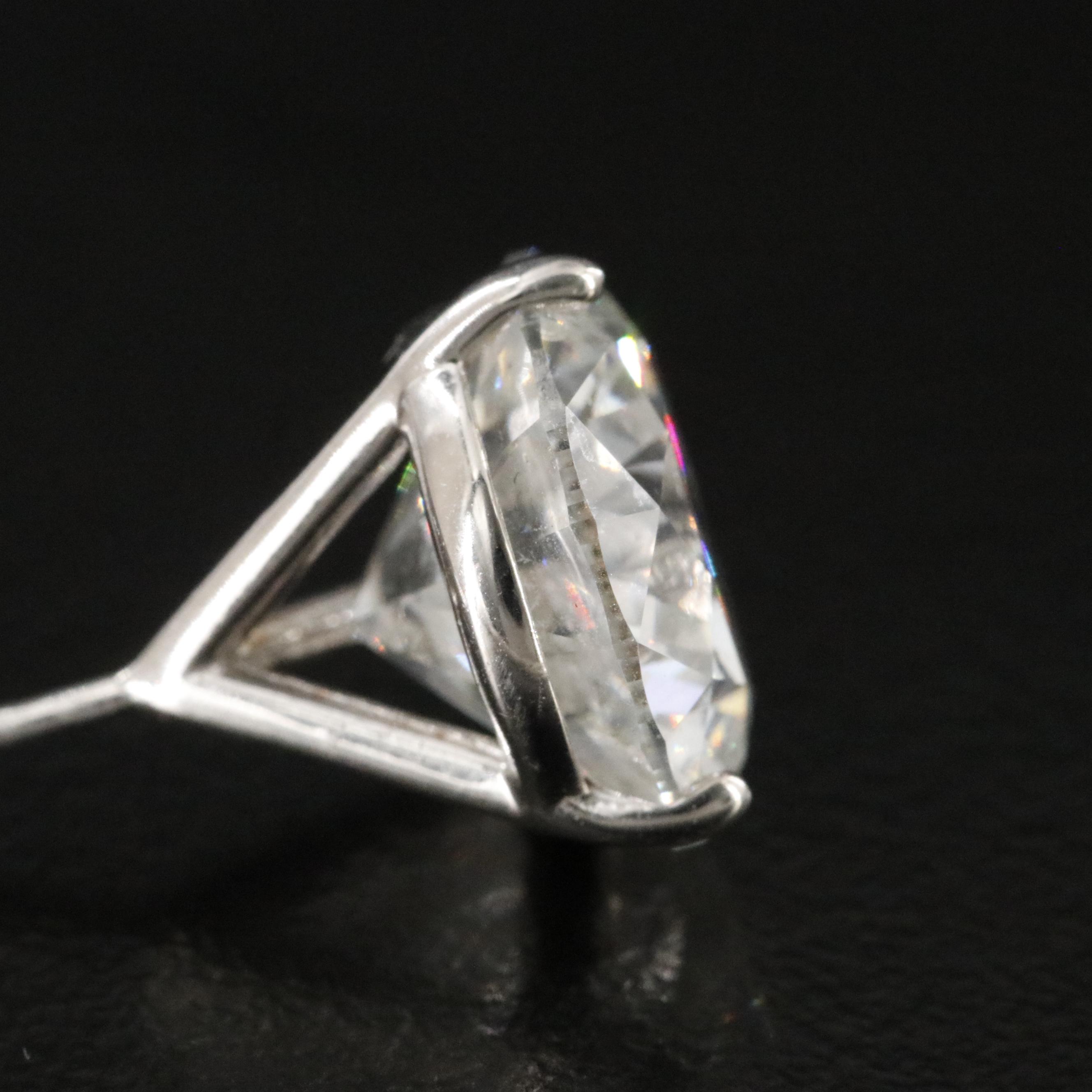 18K 7.71 CTW Lab Grown Diamond Earrings