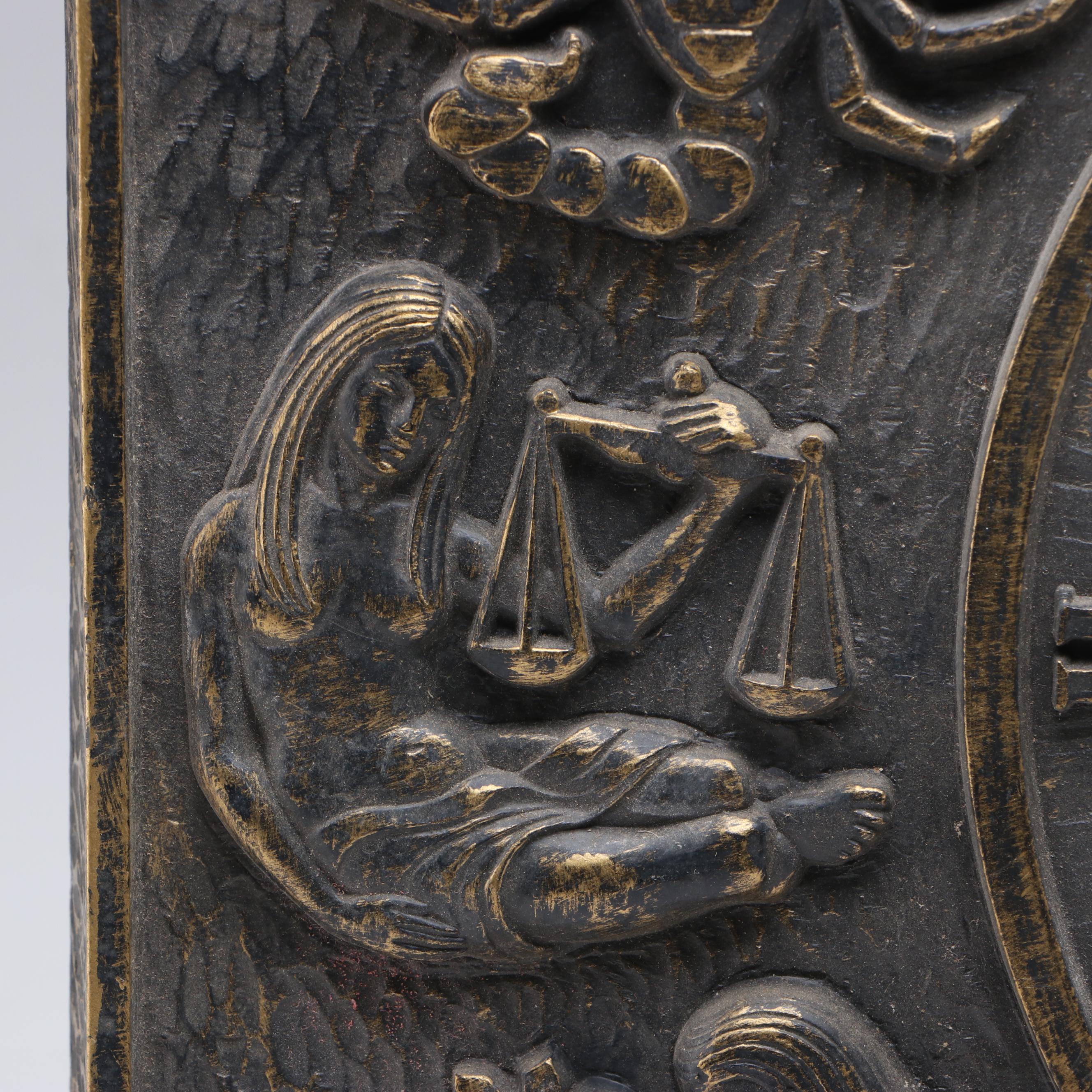 Dart Industries Zodiac Clock Wall Hanging