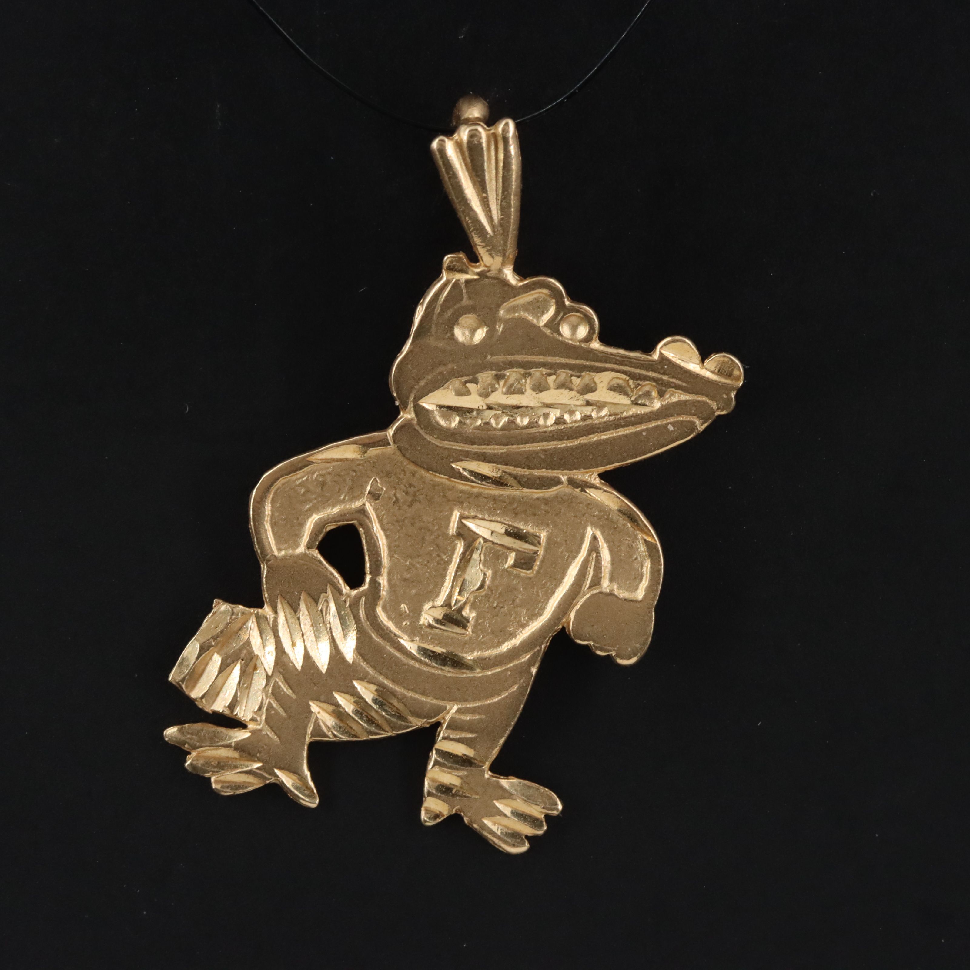 14K Florida Gators Logo Pendant