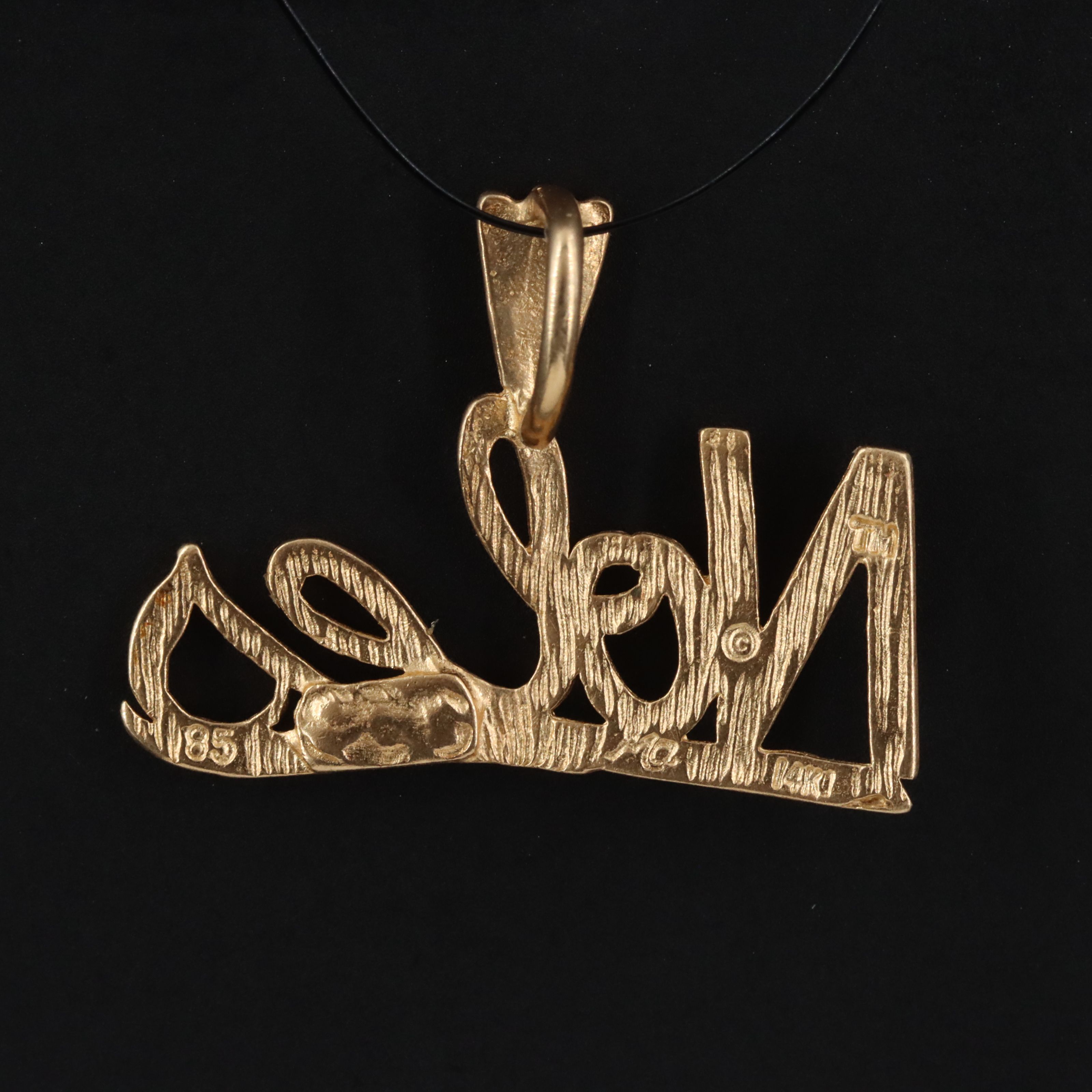 14K Florida State Seminoles "Noles" Pendant