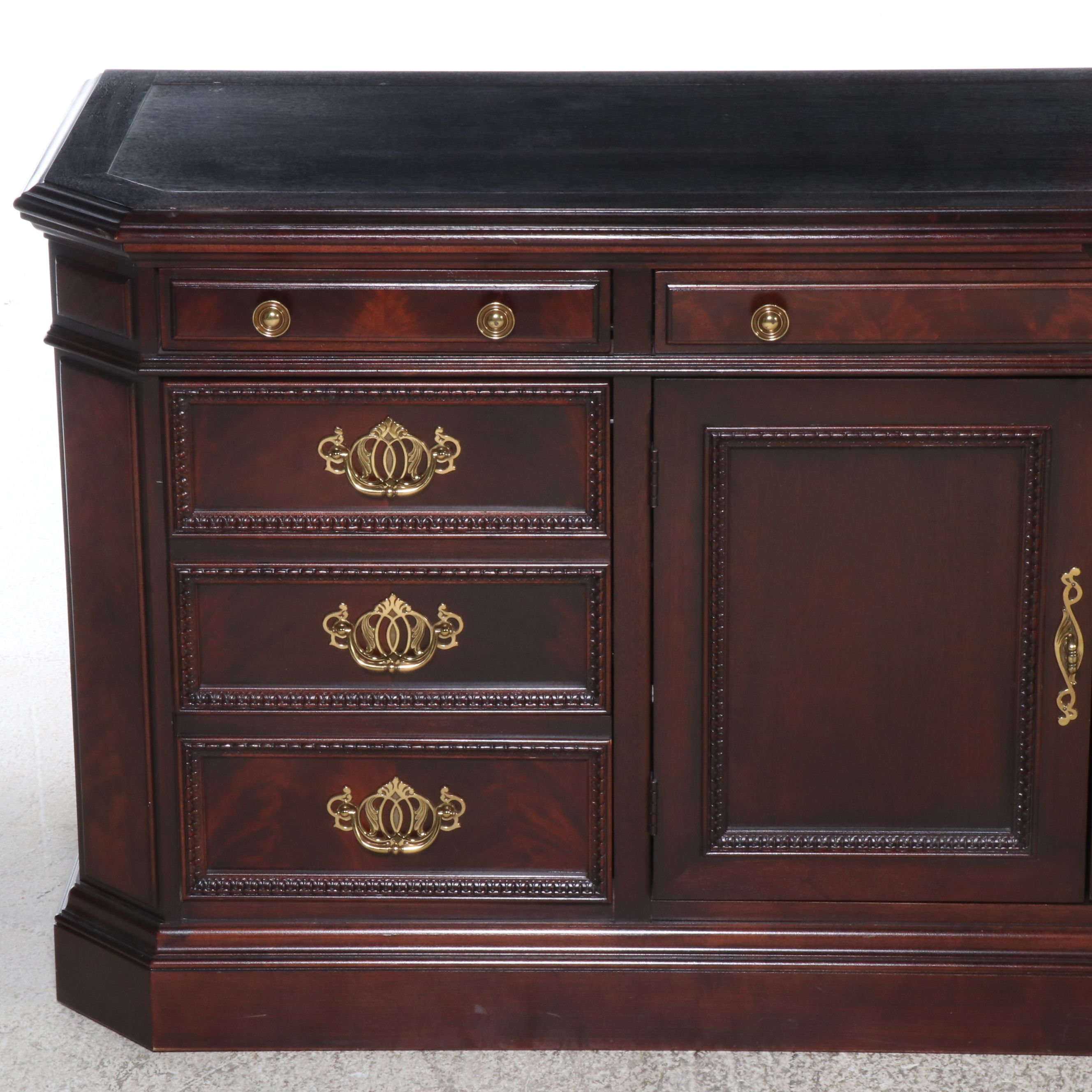 Hekman Mahogany Credenza