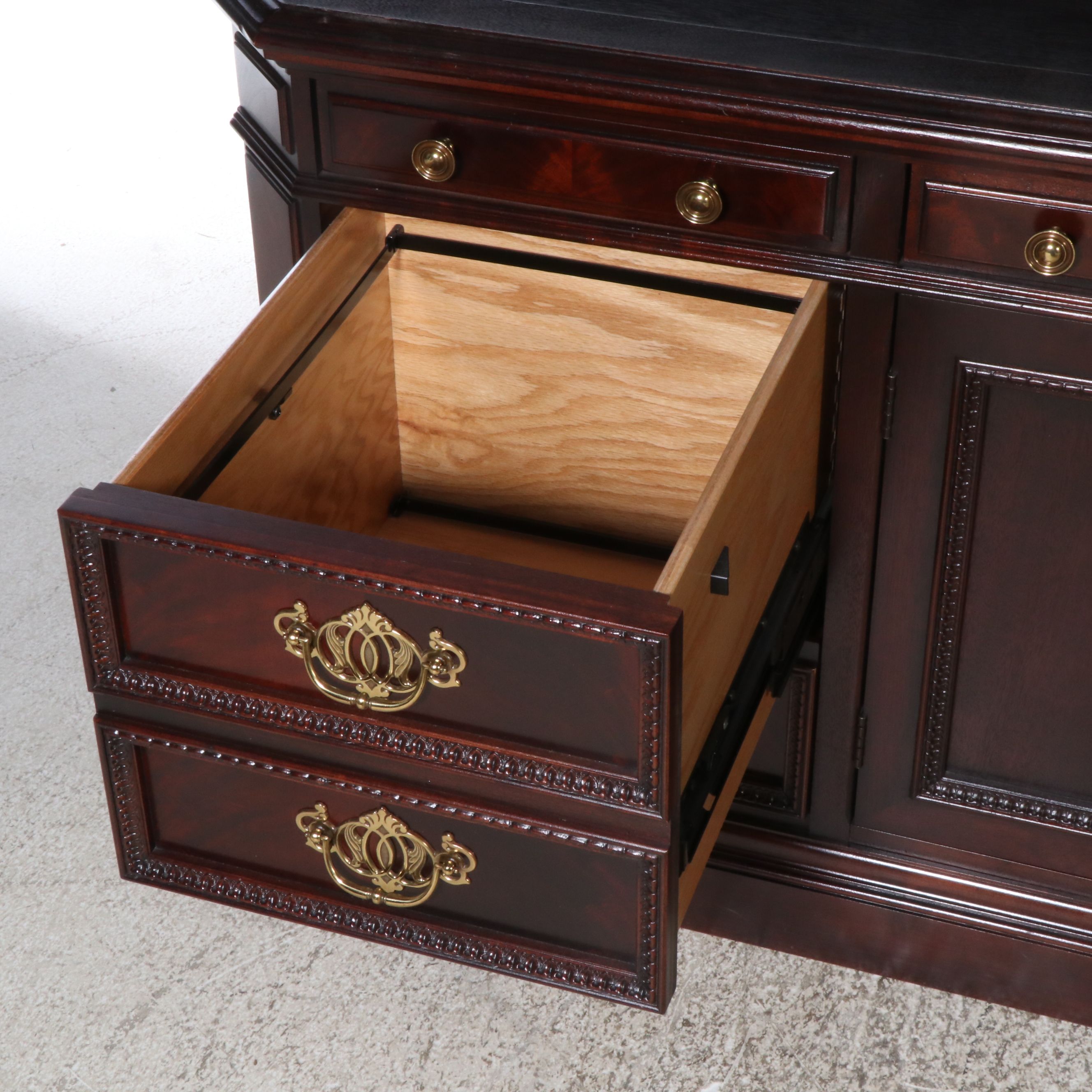 Hekman Mahogany Credenza